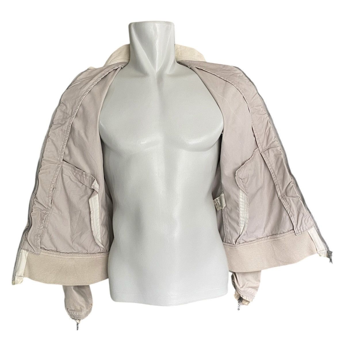 Designer Rare MARITHE FRANCOIS GIRBAUD Zipper Jacket (S) Size S / US 4 / IT 40 - 7 Thumbnail