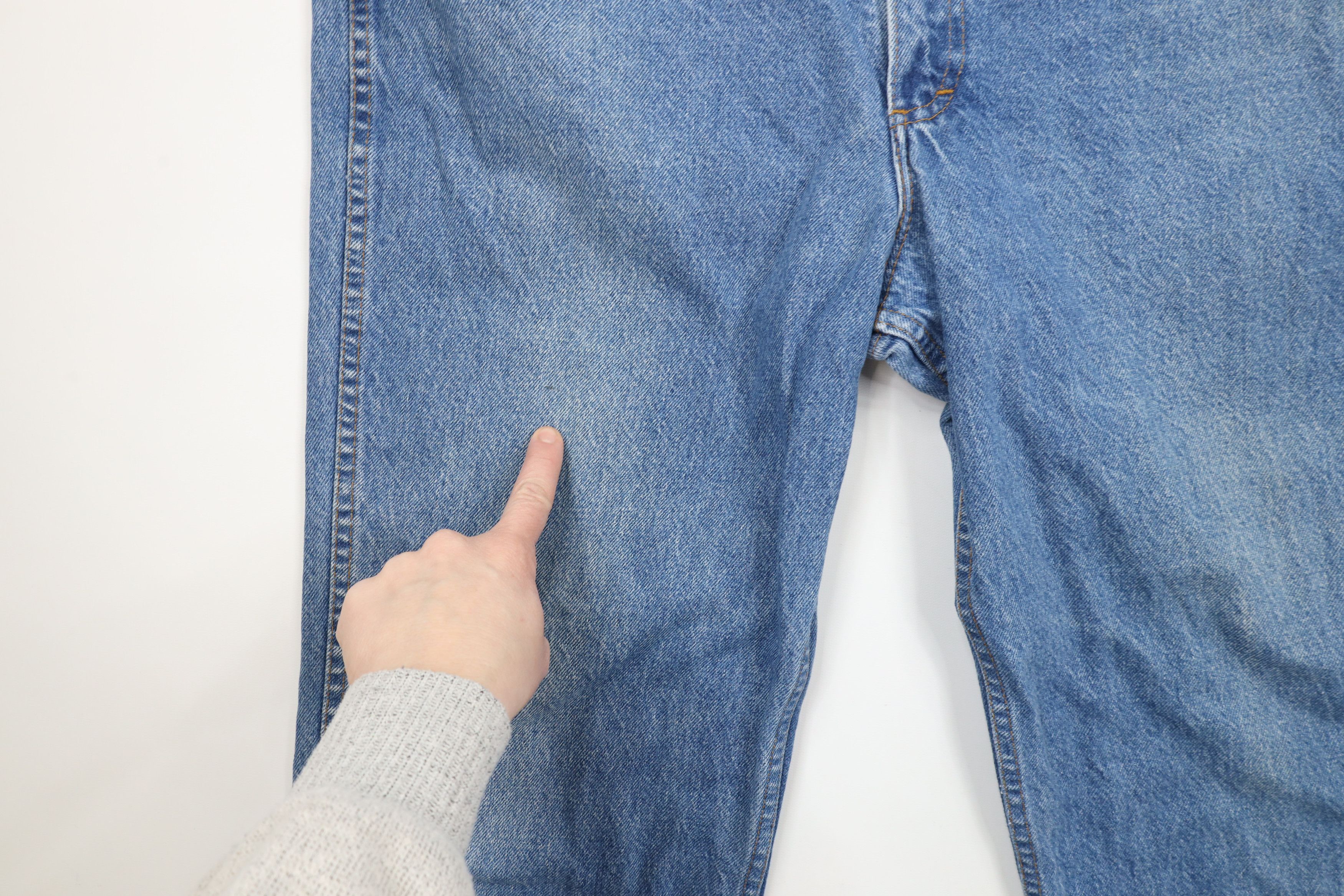 Vintage Vintage 90s Streetwear Straight Leg Denim Jeans Blue USA Size US 40 / EU 56 - 5 Thumbnail