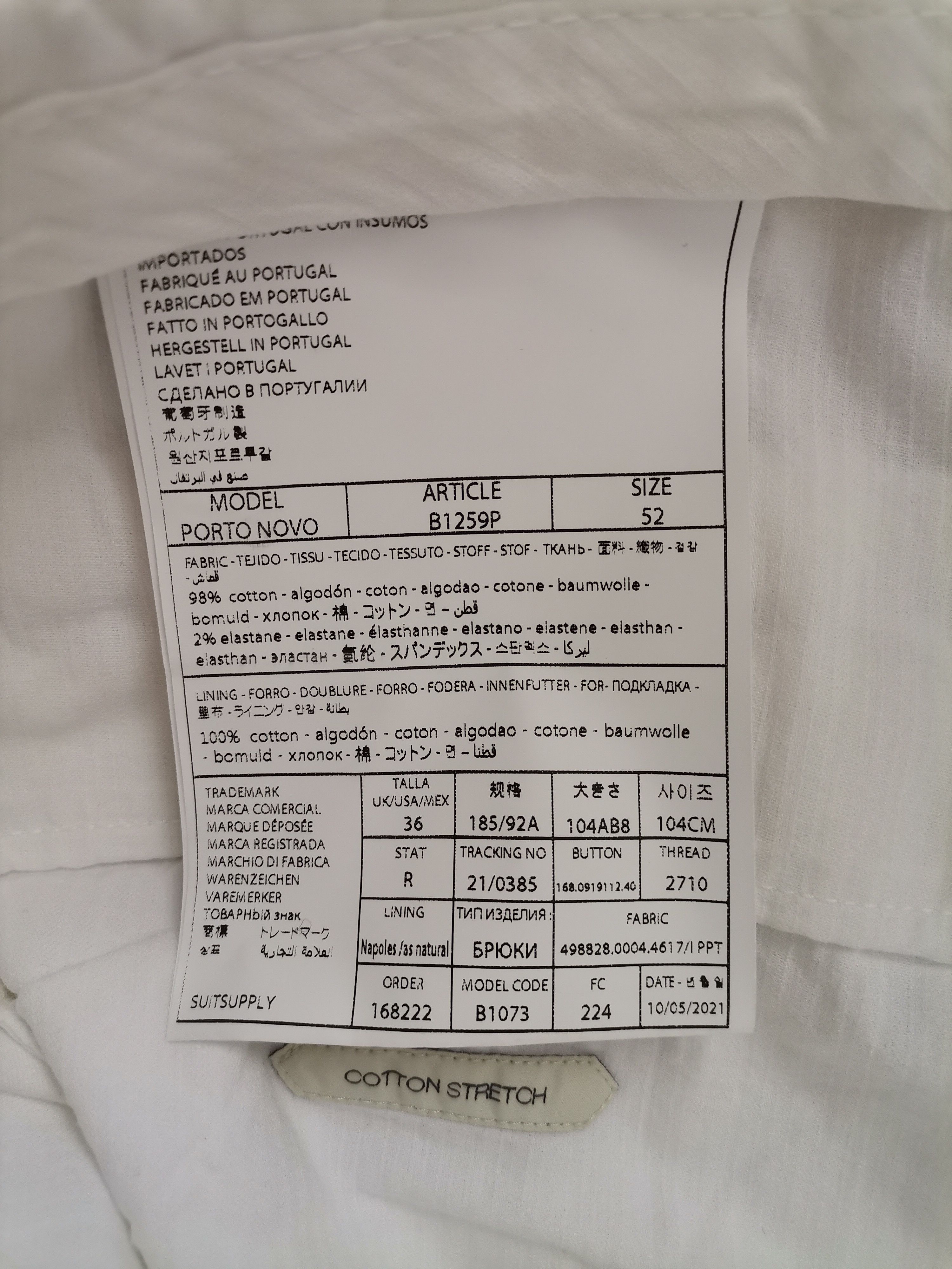 Suitsupply Suitsupply Chino Pants Size US 34 / EU 50 - 4 Thumbnail