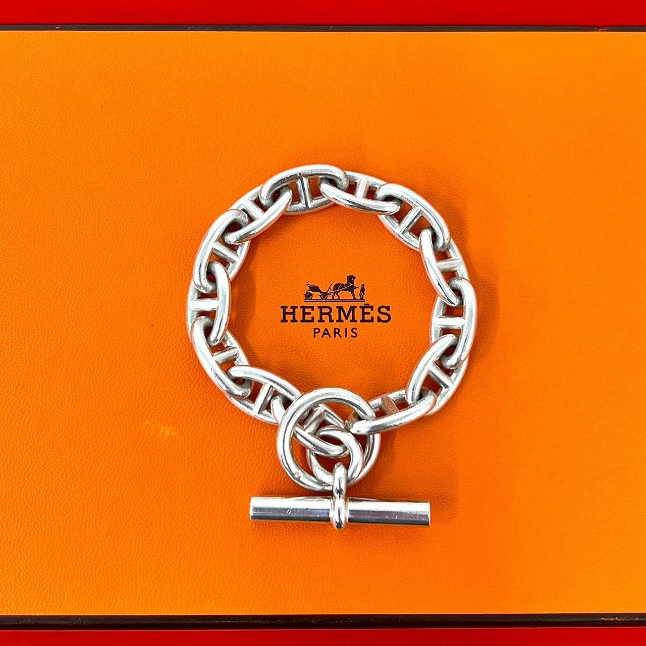 Hermes Hermes Hermes Chaine d’Ancre GM 925 Bracelet Precious Metal Bracelet DUTY FREE for USA Size ONE SIZE - 1 Thumbnail