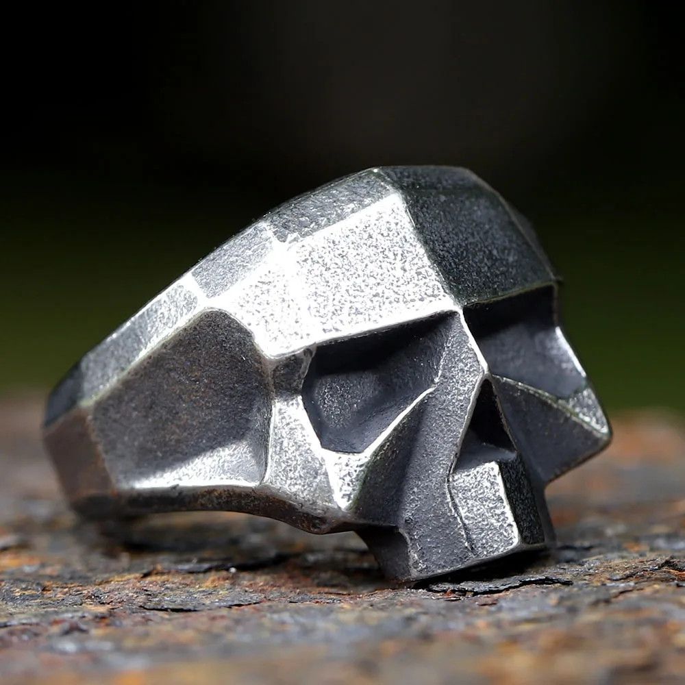 Jewelry Vintage Skull Ring Size ONE SIZE - 2 Thumbnail
