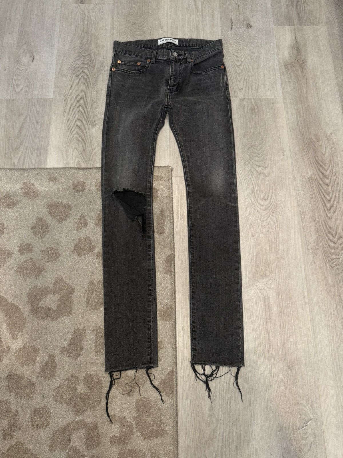 Balenciaga × Designer Balenciaga 2017 black skinny jeans | Grailed