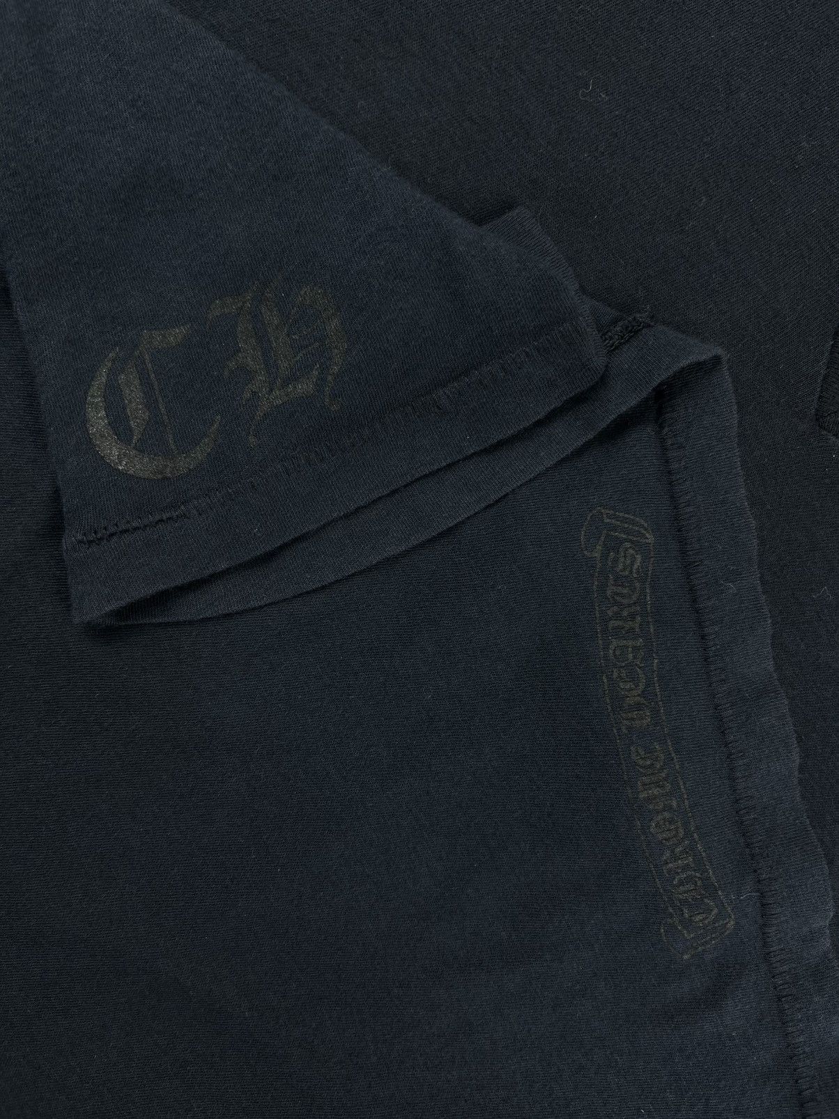 Chrome Hearts Chrome Hearts Vintage Scroll Logo Women’s V Neck Tshirt Size S / US 4 / IT 40 - 3 Thumbnail