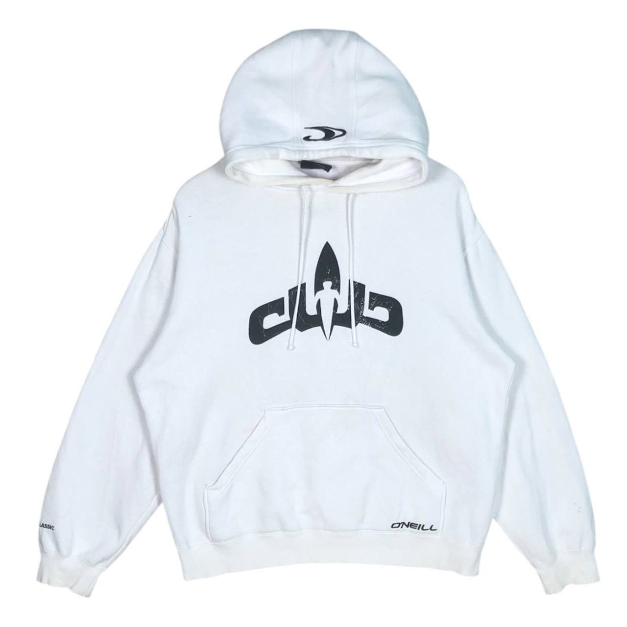O'Neill Vintage Y2K O'Neill Surf Graphic Hoodie White Large Size US L / EU 52-54 / 3 - 1 Thumbnail
