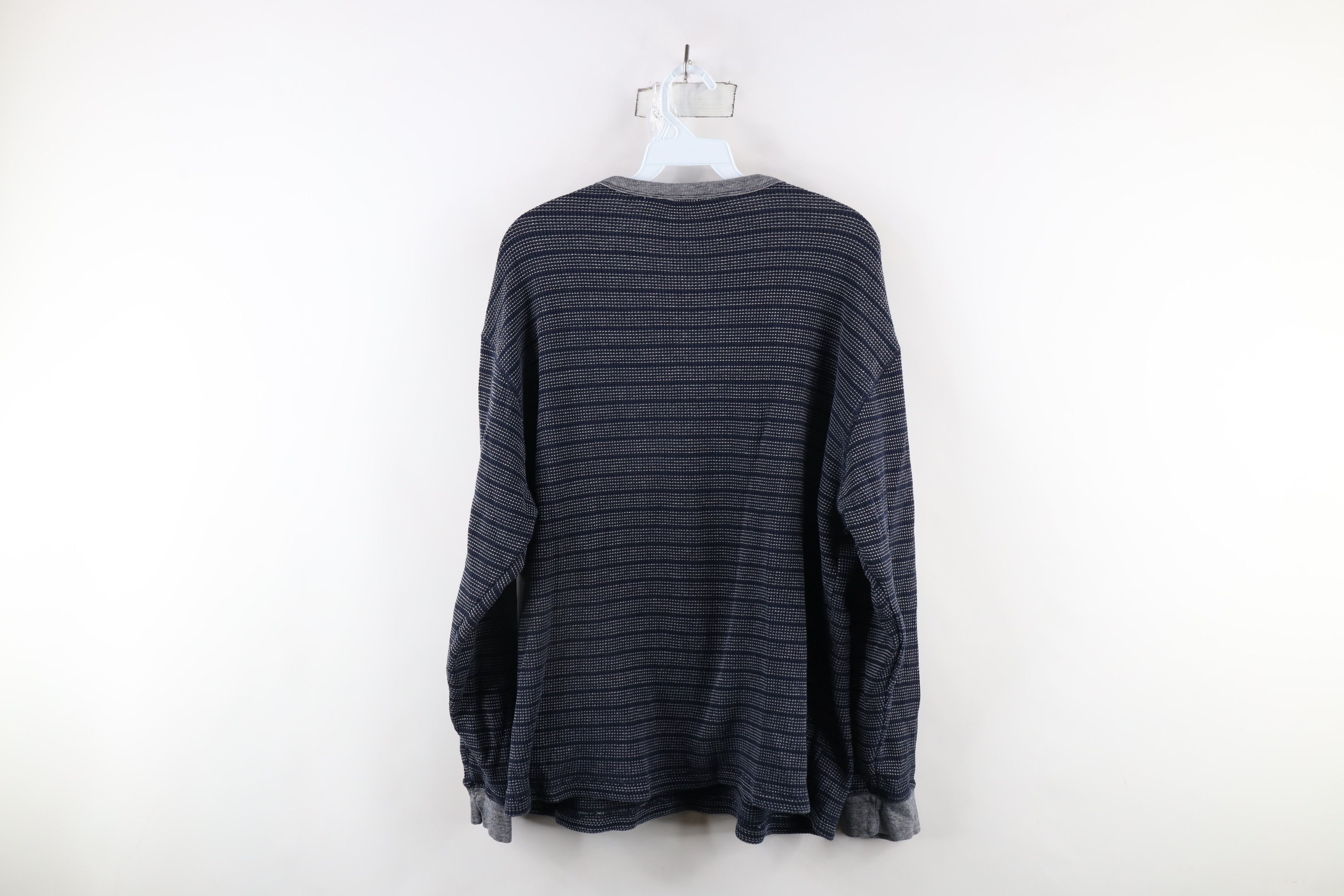American Eagle Outfitters × Vintage Vintage 90s American Eagle Outfitters Waffle Knit T-Shirt Size US L / EU 52-54 / 3 - 12 Thumbnail