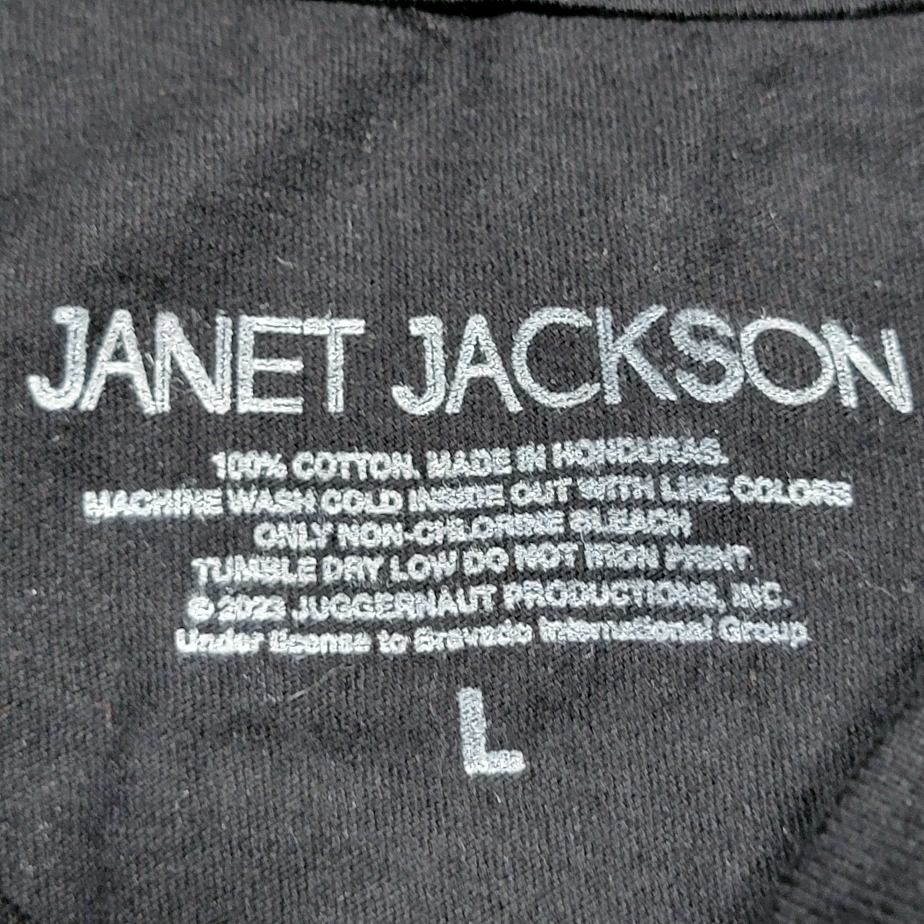 Other Janet Jackson SS Tee "Together Again 2023 Tour" - Large Size US L / EU 52-54 / 3 - 5 Thumbnail