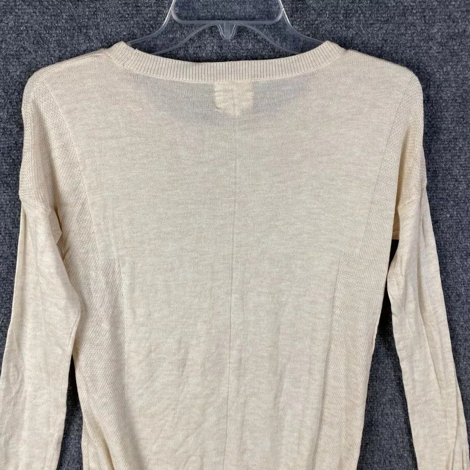 Other Pink Rose Top Women's XS Long Sleeve Pullover Beige Size XS / US 0-2 / IT 36-38 - 8 Thumbnail