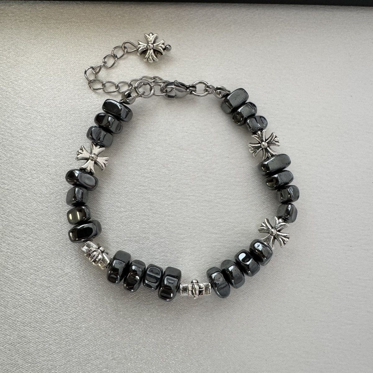 Other Adjustable Cross Bracelet for Men Women,Hip Hop Unisex Style Size ONE SIZE - 1 Thumbnail