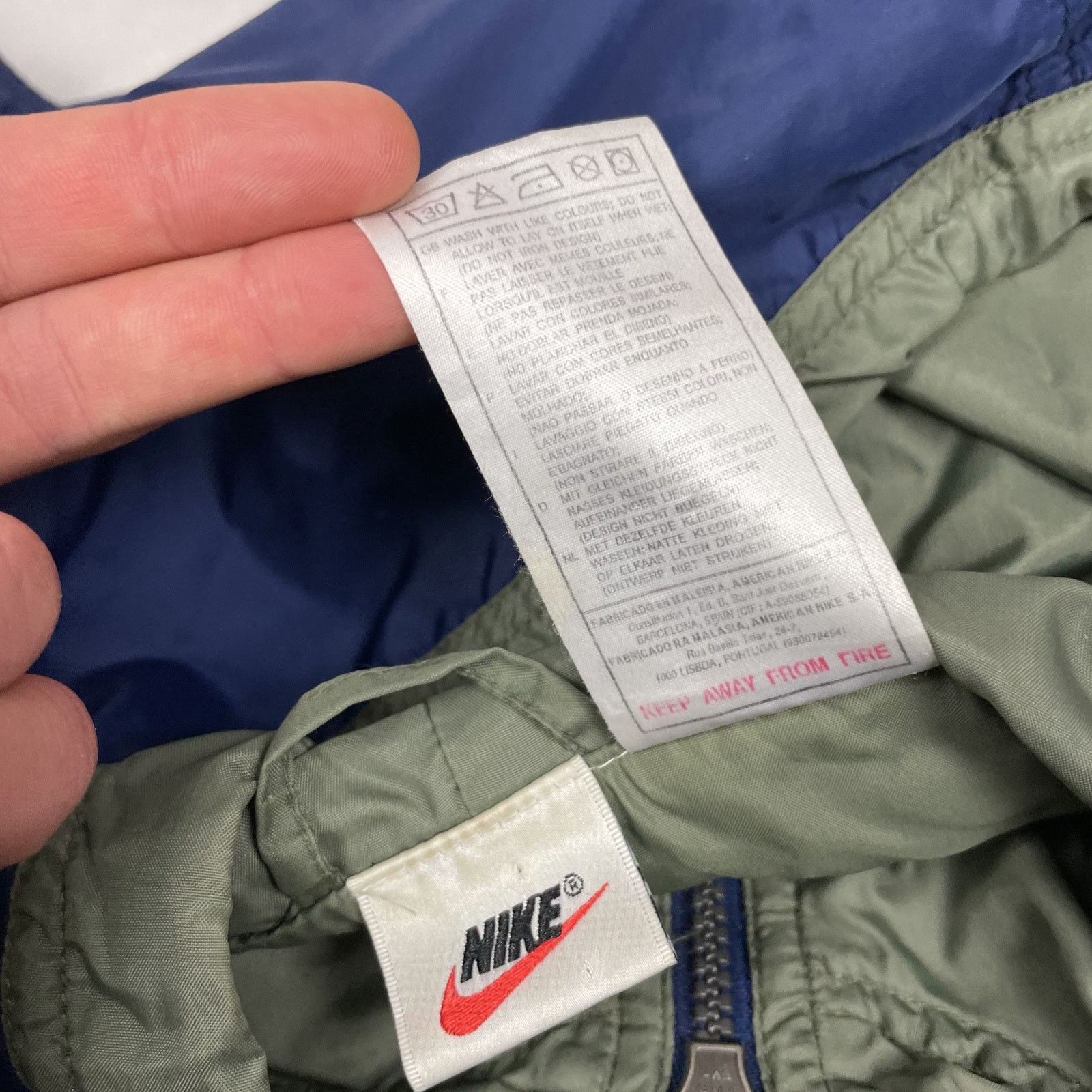 Nike × Vintage VTG Nike Men's Blue Sport & Fitness Full Zip Track Jacket S Size US S / EU 44-46 / 1 - 13 Thumbnail