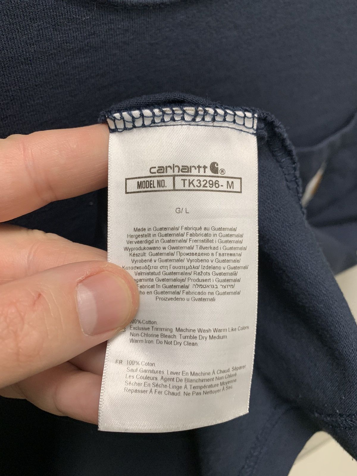 Carhartt Carhartt vintage t-shirt relaxed fit L-Xl logo in pocket Size US L / EU 52-54 / 3 - 4 Thumbnail