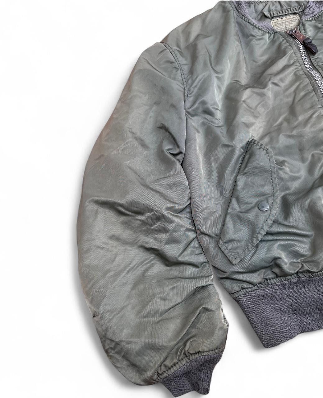 Alpha Industries Vintage Alpha Industries MA-1 Green Bomber Jacket Size US M / EU 48-50 / 2 - 3 Thumbnail
