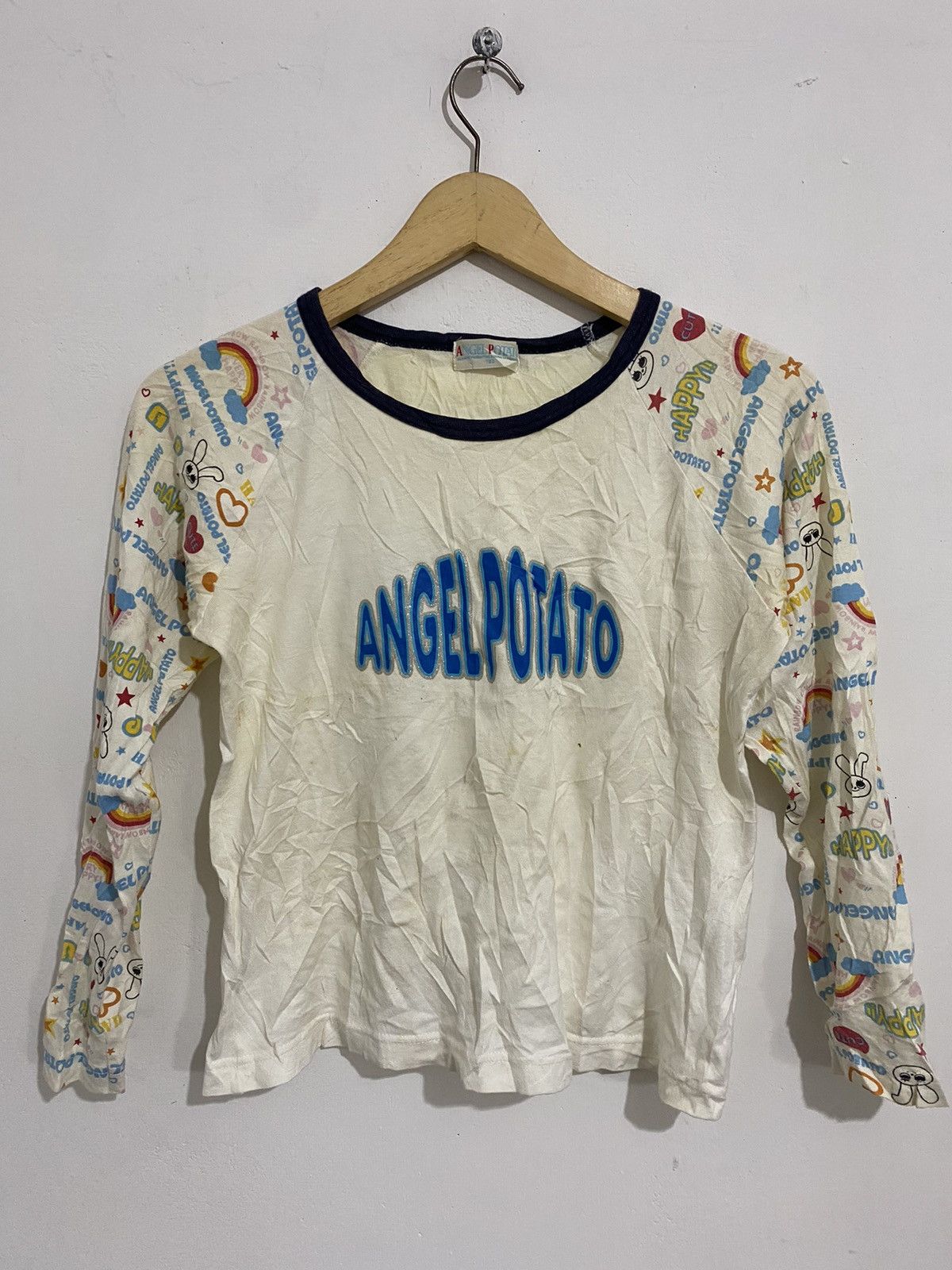 Angel Blue 🖤BLACKFRIDAY🖤Angel Potato By Angel Blue Shirt Baby Tee Size S / US 4 / IT 40 - 1 Thumbnail