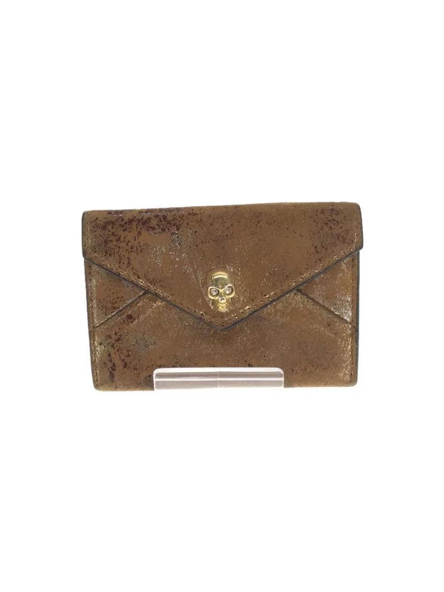 Alexander McQueen Skull Leather Card Wallet Size ONE SIZE - 1 Thumbnail
