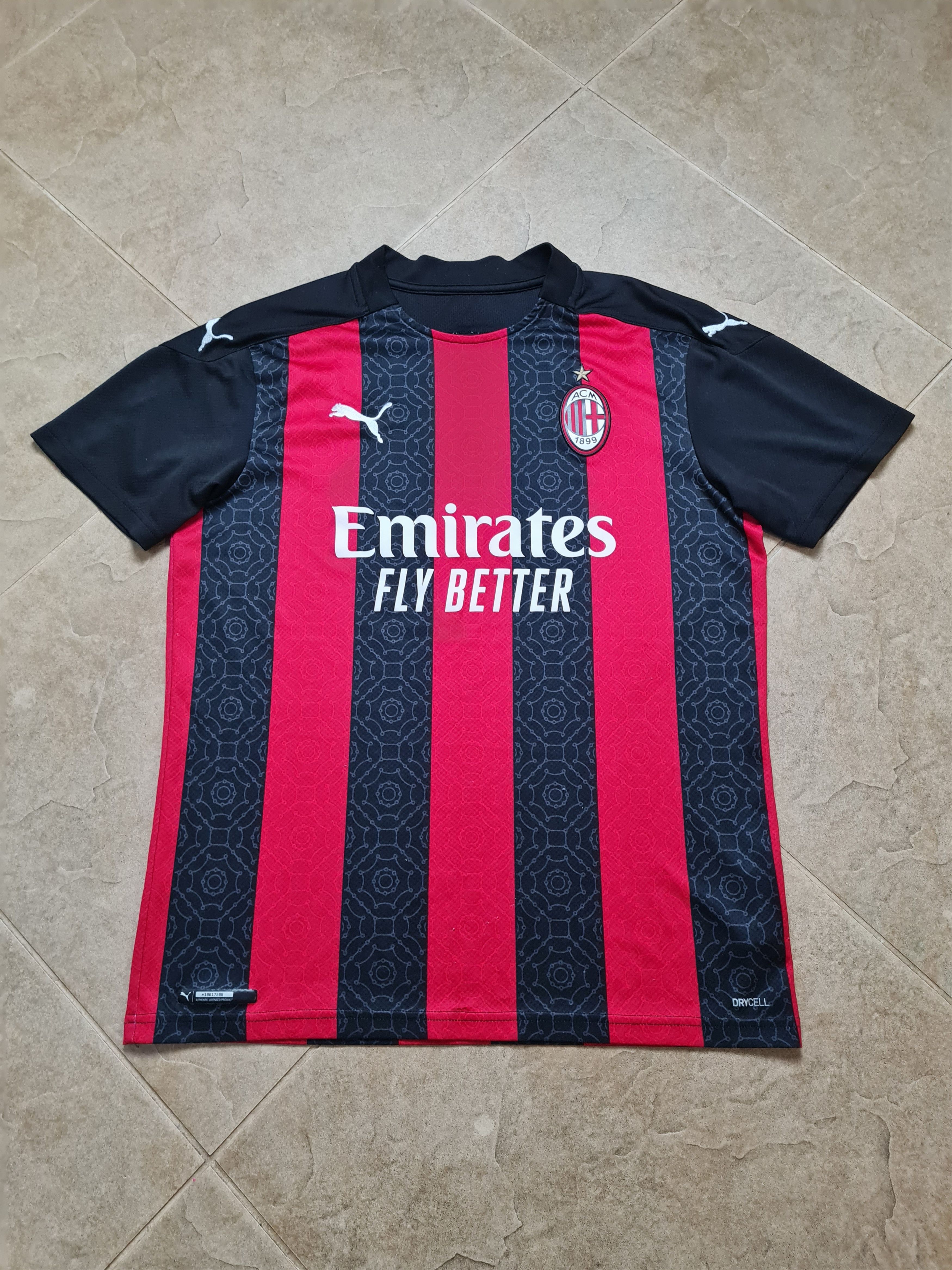 Puma AC Milan Home Puma Soccer Shirt Third Maglia Camiseta Size US M / EU 48-50 / 2 - 3 Thumbnail