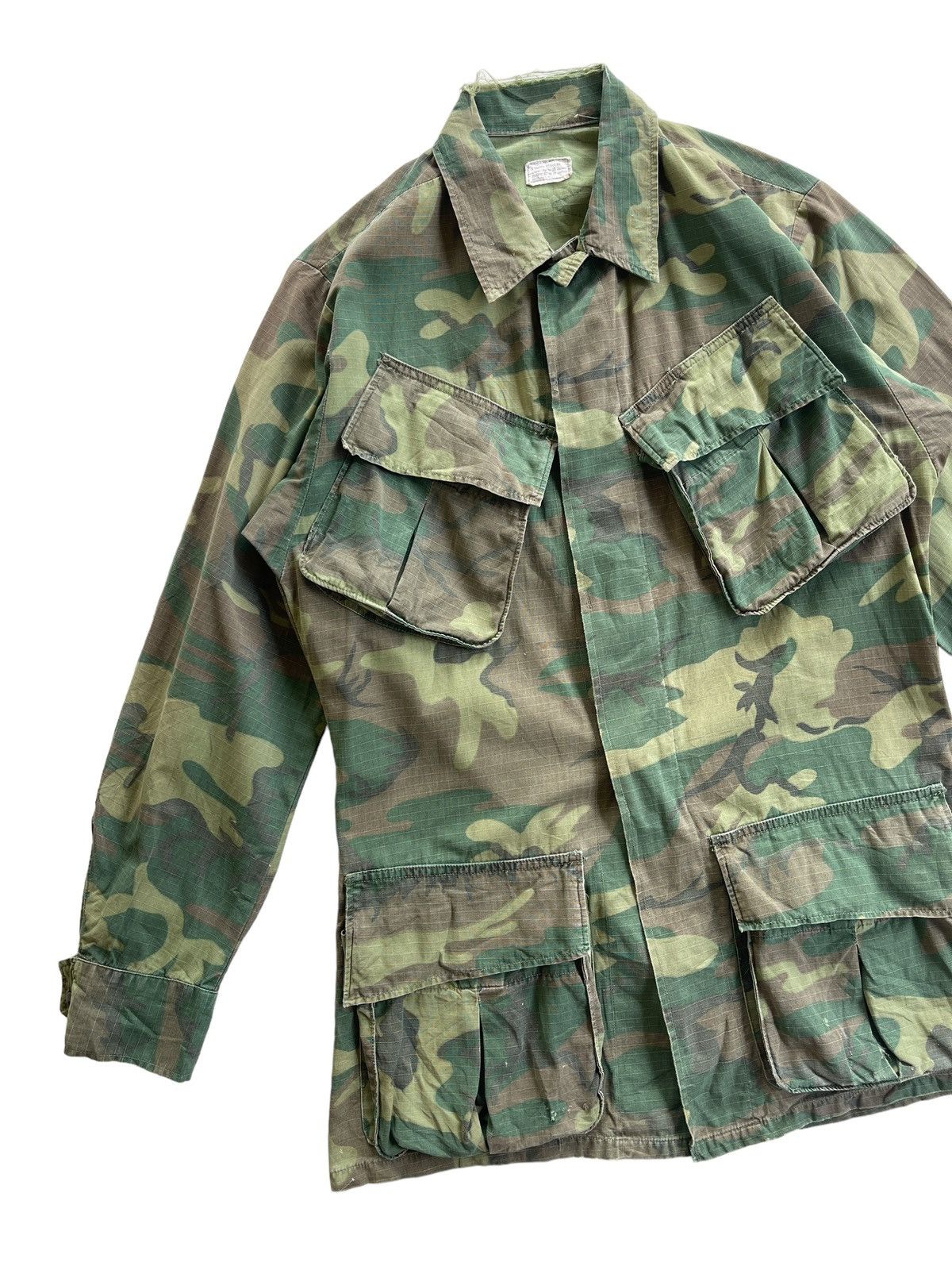 Vintage Vintage Military Third Pattern Lowland ERDL Camo Jacket Size US XS / EU 42 / 0 - 4 Thumbnail