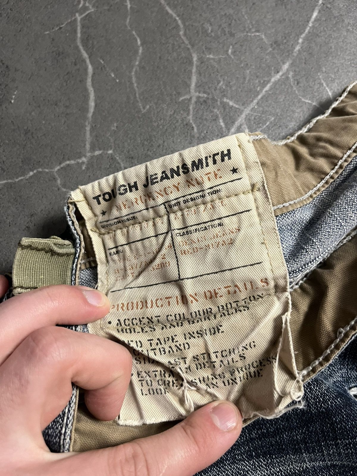 Kapital Tough Jeansmith Japenese streetwear jeans vintage 2000’s Size US 31 - 11 Thumbnail