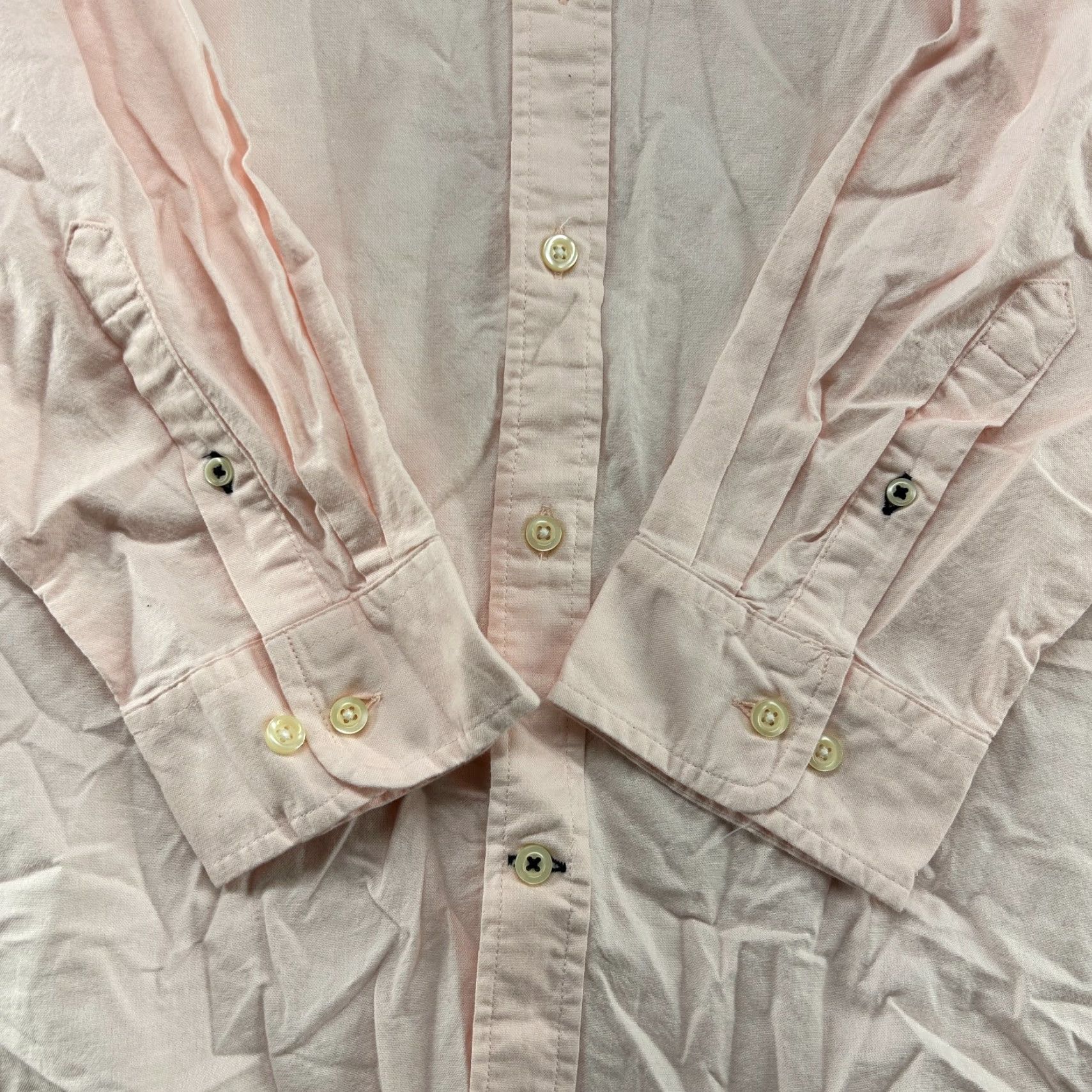 Tommy Hilfiger Tommy Hilfiger Shirt Mens 2XL Pink Button-Up Long Sleeve Solid Stretch Regular Size US XXL / EU 58 / 5 - 2 Thumbnail