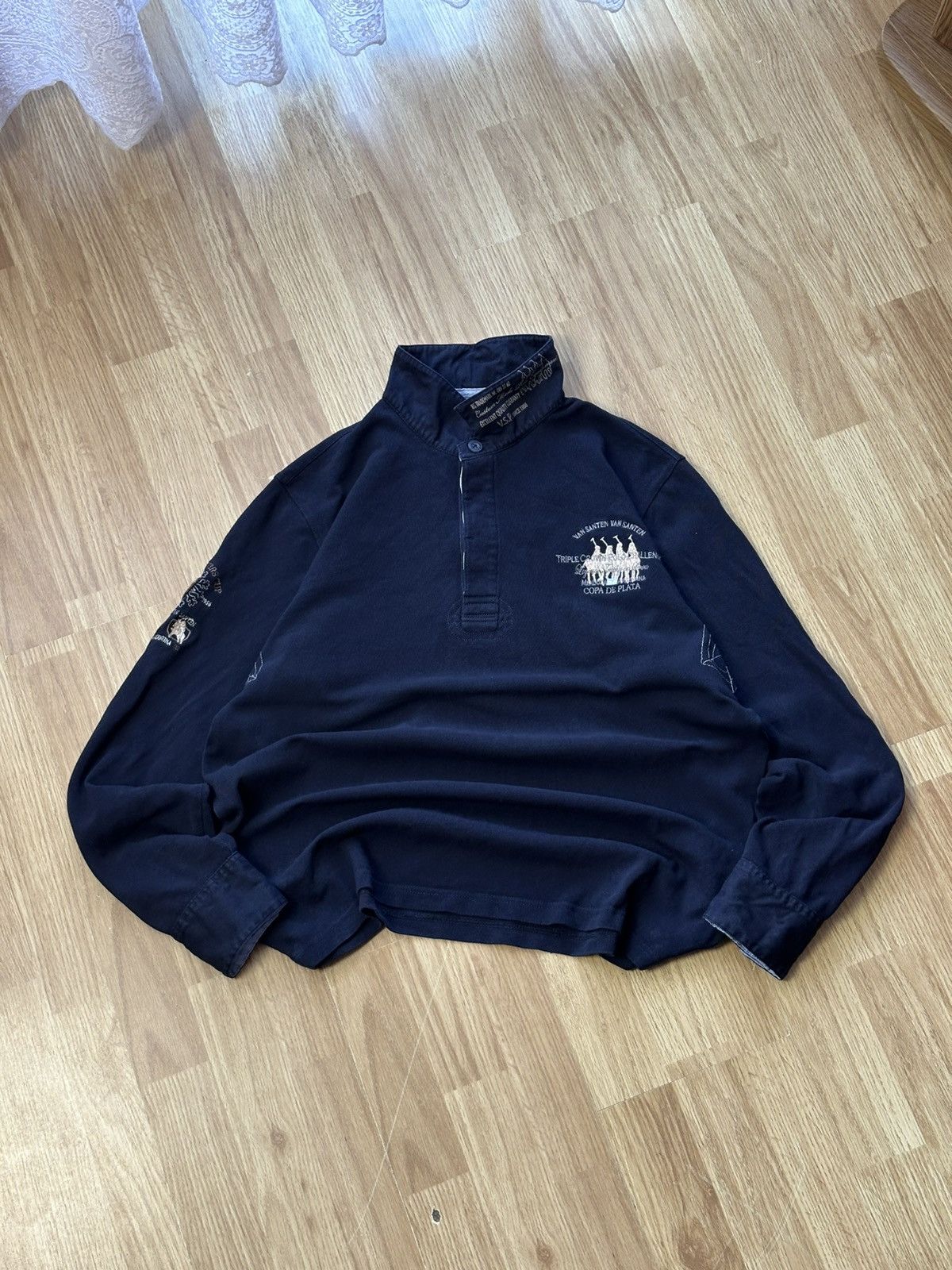Polo Ralph Lauren 🔥 Vintage Chief Keef Ralph Lauren Polo Rugby Shirt Y2K Club Size US M / EU 48-50 / 2 - 1 Thumbnail