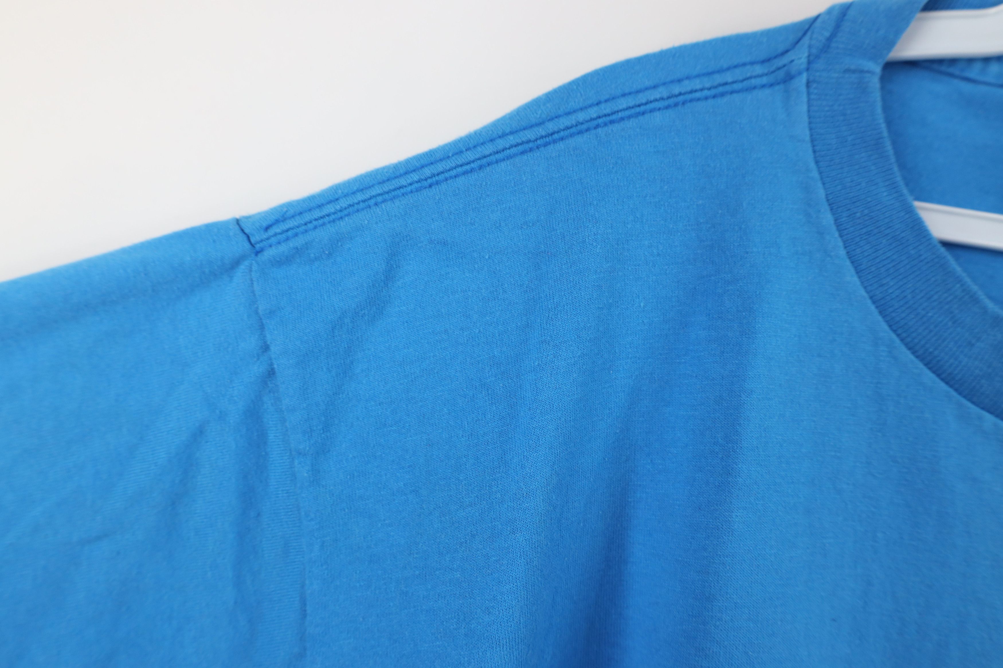 Vintage Vintage 90s Streetwear Short Sleeve Pocket T-Shirt Blue Size XXL / US 16-18 / IT 52-54 - 8 Thumbnail