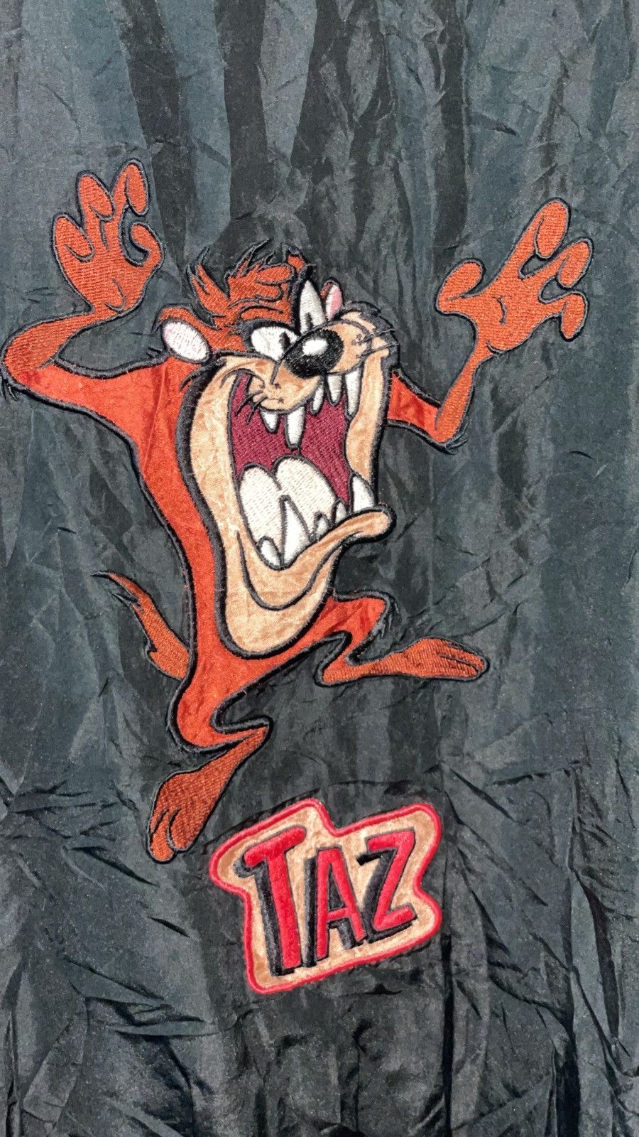 Vintage Vtg 90s Taz Looney Tunes Satin Bomber Jacket Size M Size US M / EU 48-50 / 2 - 6 Thumbnail