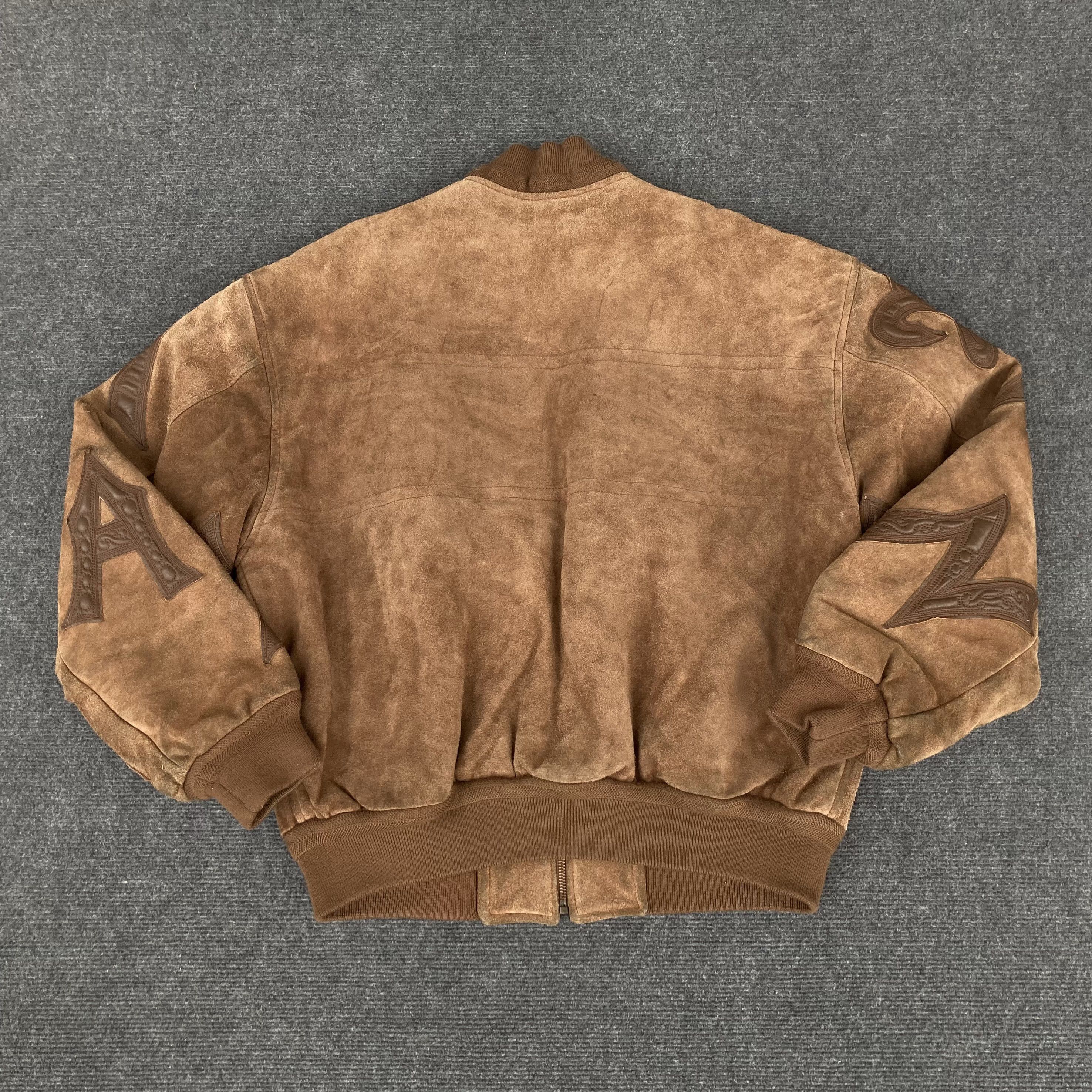 Designer × Kansai Yamamoto Kansai MAN Yutaka Nishimura Suede Leather Bomber Jacket Size US M / EU 48-50 / 2 - 15 Thumbnail