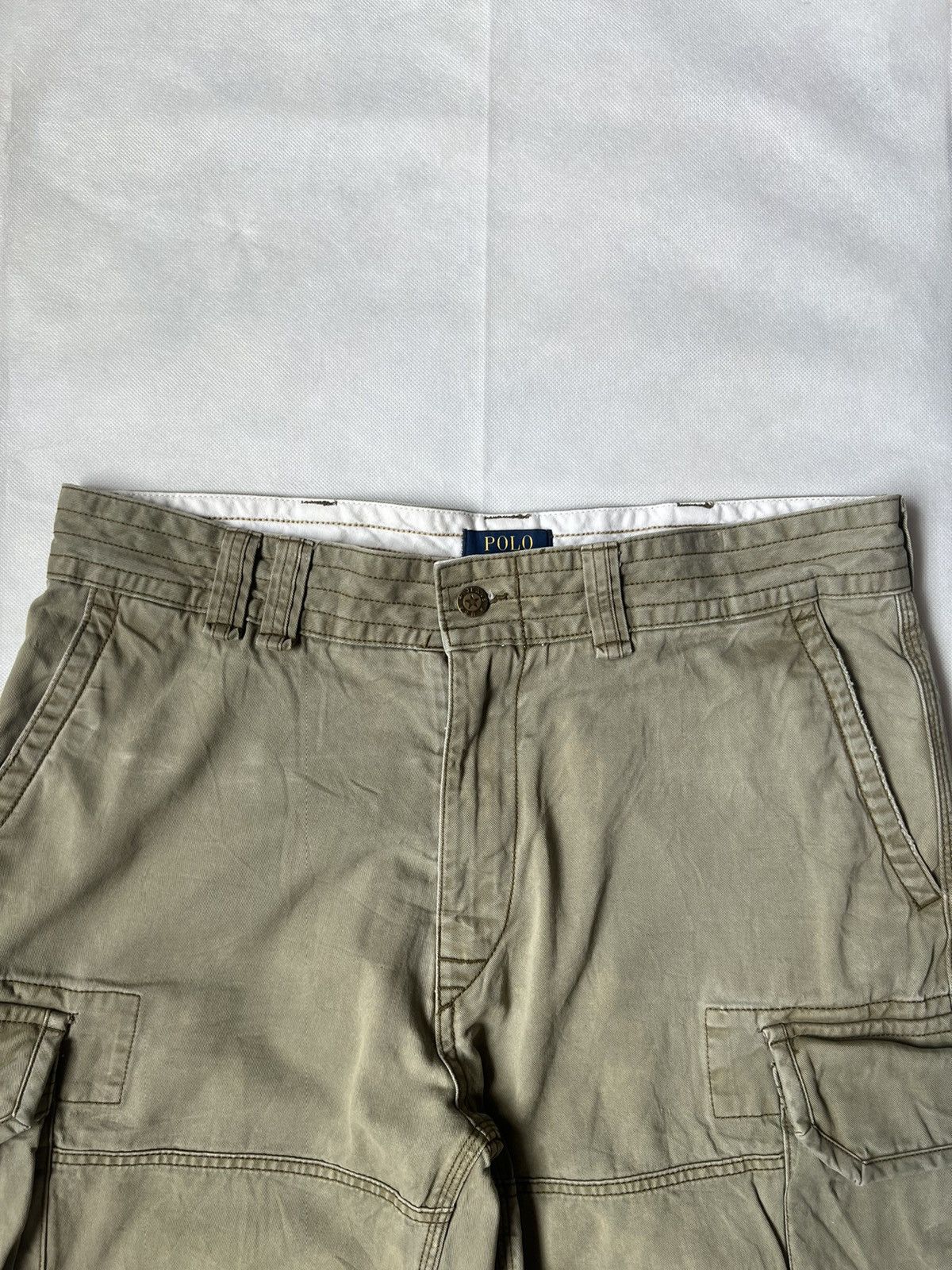 Polo Ralph Lauren Polo Ralph Lauren Green Washed Army Short Cargo Size US 36 / EU 52 - 3 Thumbnail