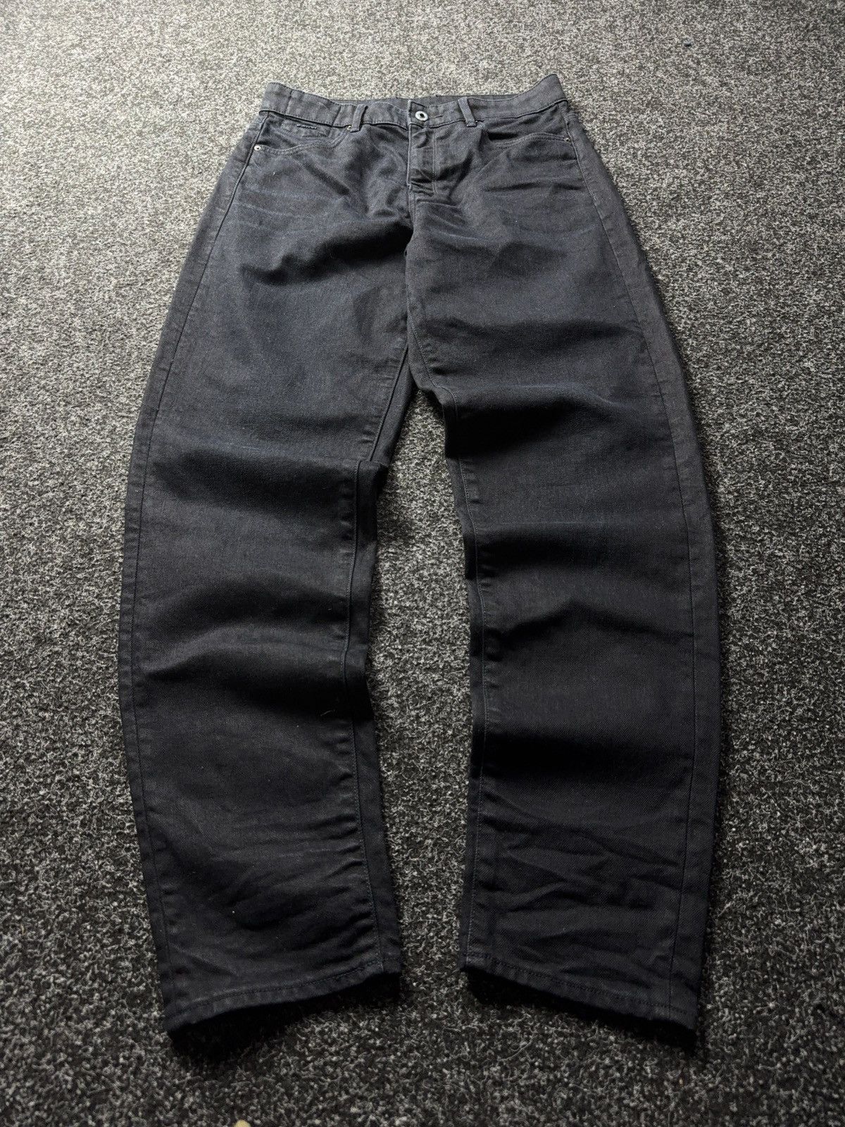 G-Star G-Star RAW Janeh Loose Tapered Jeans Black Cradle Denim Y2K Size 29" - 1 Thumbnail