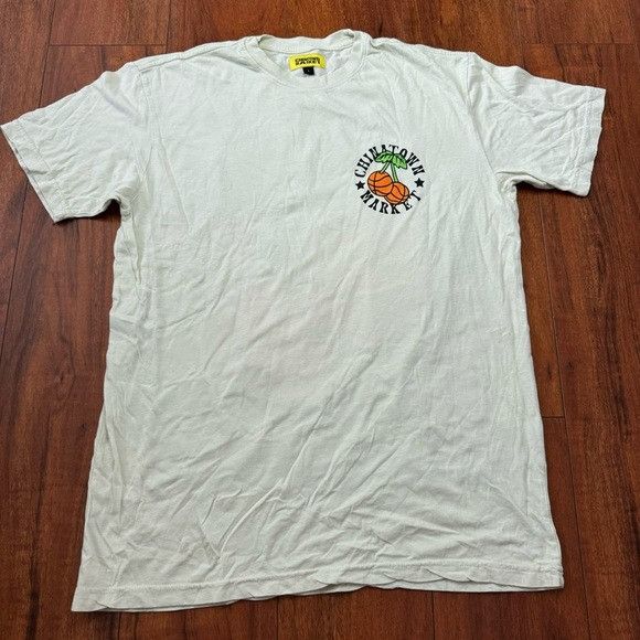 Market CHINATOWN MARKET KEEPING THE GAME FRESH CREAM T-SHIRT SZ LAR Size US L / EU 52-54 / 3 - 6 Thumbnail