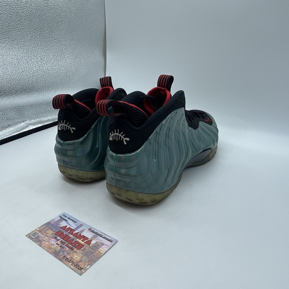 Nike Air foamposite one gone fishing Size US 8.5 / EU 41-42 - 5 Thumbnail