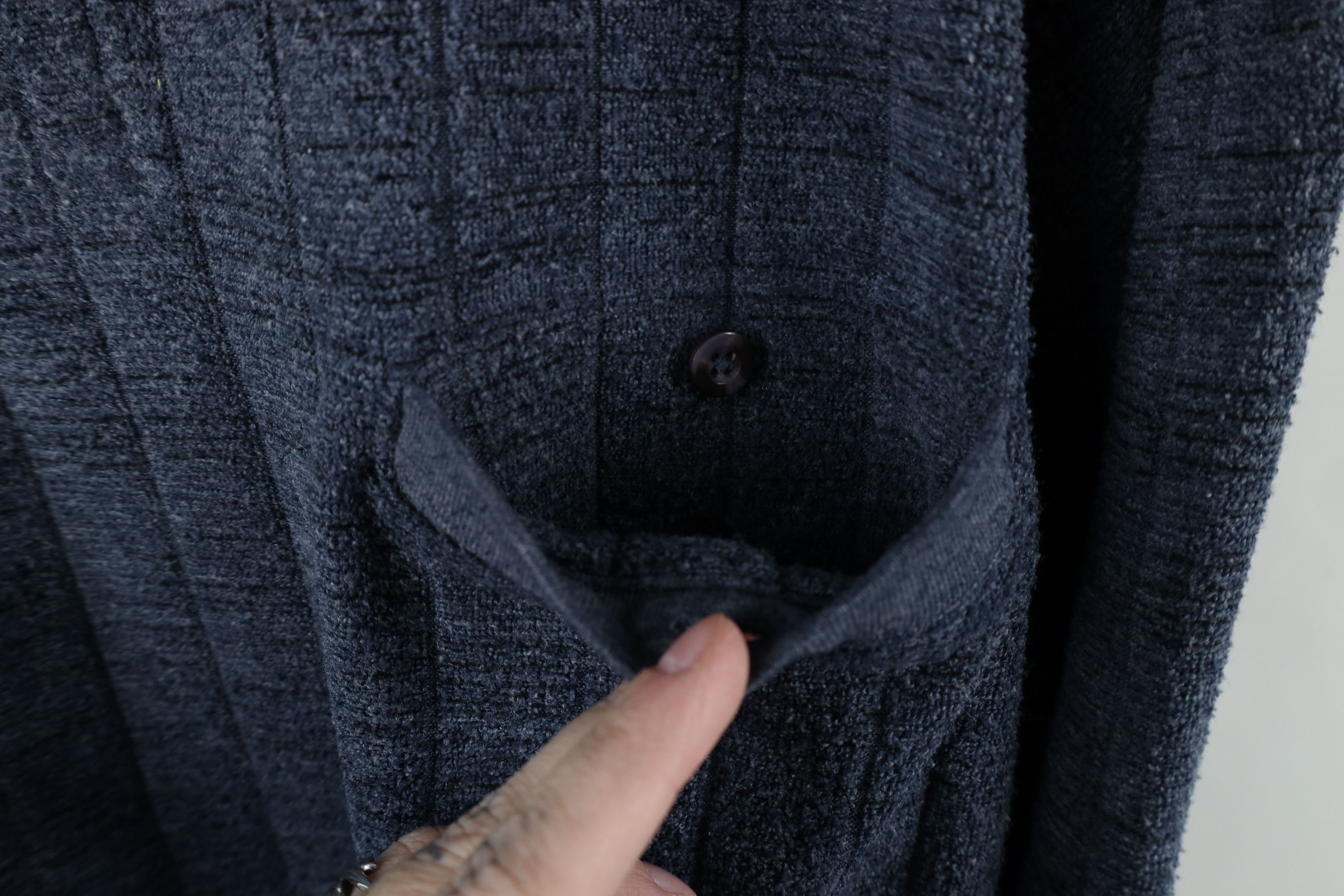 Vintage Vintage 90s Streetwear Fleece Collared Pullover Sweater Blue Size US XXL / EU 58 / 5 - 4 Thumbnail