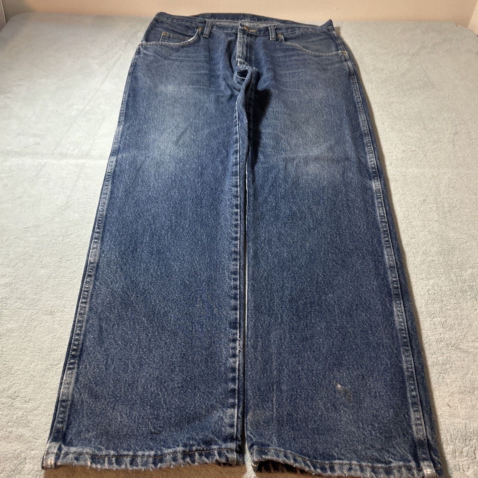 Wrangler Wrangler Loose Baggy Jeans Mens 36x32 Relaxed Wide Straight Size 34" / US 12 / IT 48 - 10 Thumbnail