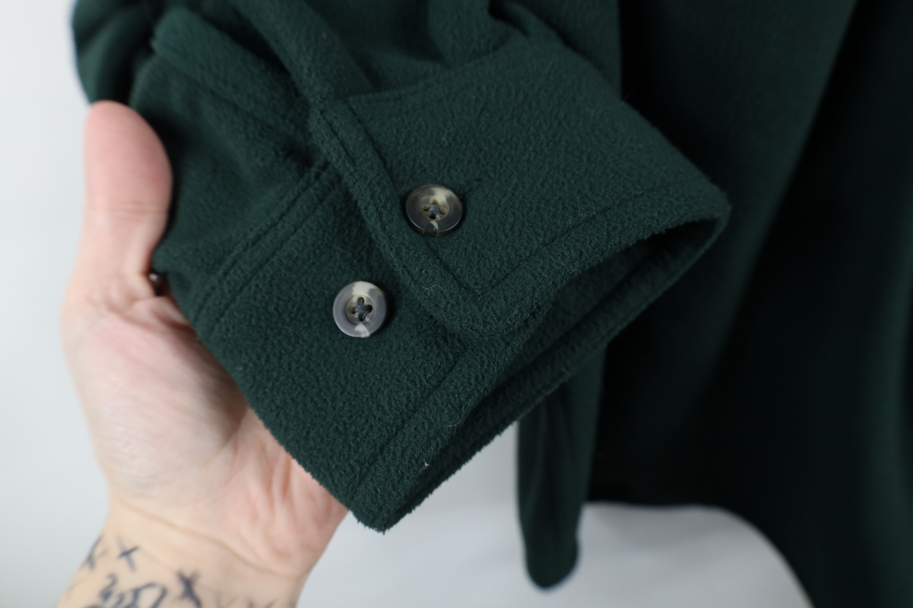 Cabelas × Vintage Vintage 90s Cabelas Fleece Collared Button Shirt Jacket Jac Size US XL / EU 56 / 4 - 5 Thumbnail