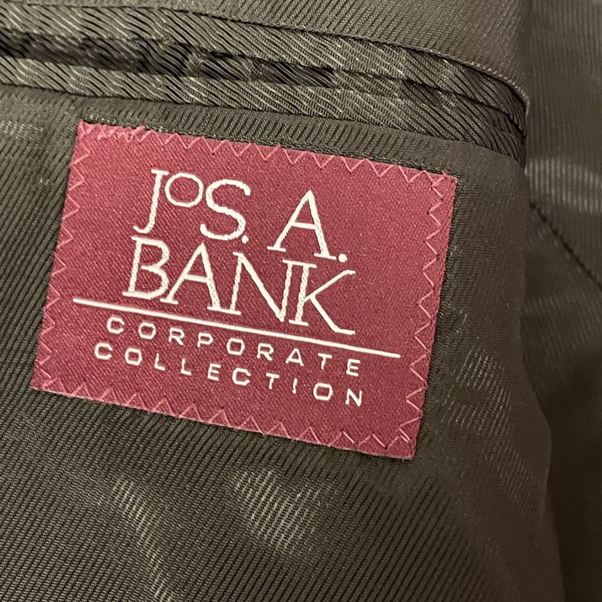 Jos. A. Bank Jos A Bank Sport Coat 3 BTN Jacket Brown Gray WOOL Jacket Size 44L - 5 Thumbnail