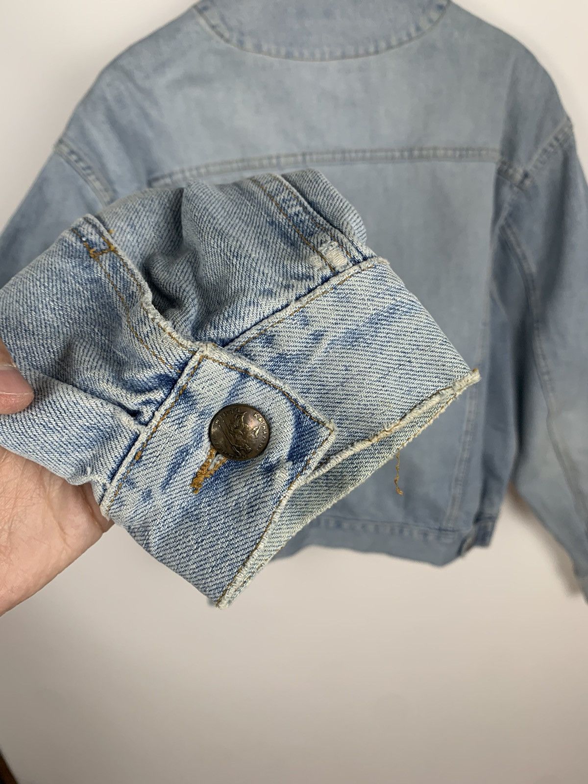 Katharine Hamnett London Vintage Y2K Katharine Hammett Denim Trucker Jacket Size M Size US M / EU 48-50 / 2 - 18 Thumbnail