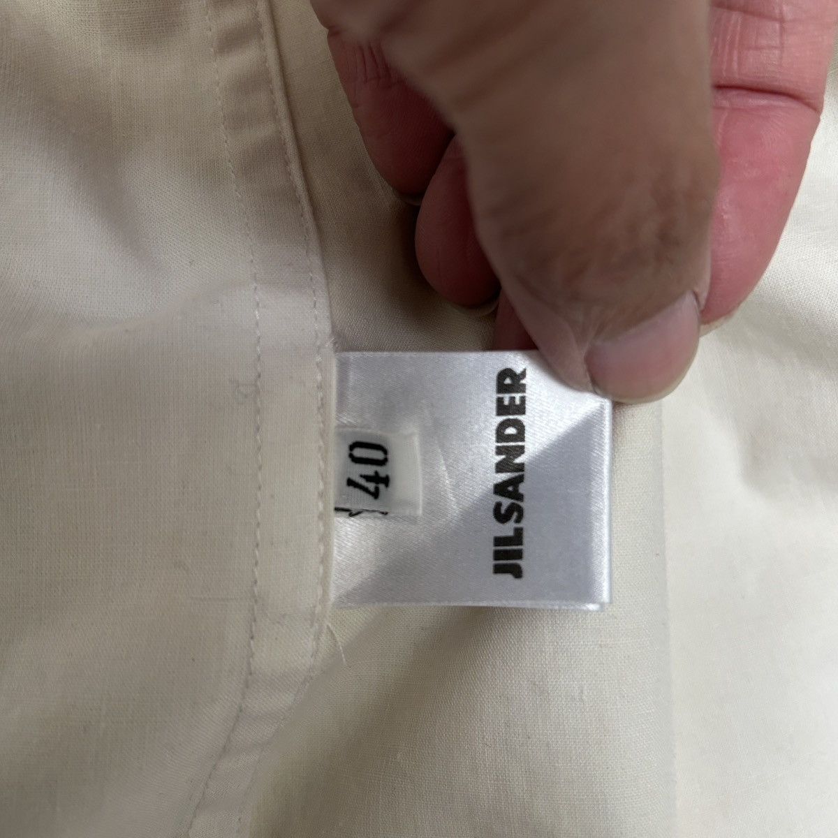 Jil Sander Jil Sander Minimal White Cotton Hooded Jacket Size US M / EU 48-50 / 2 - 7 Thumbnail