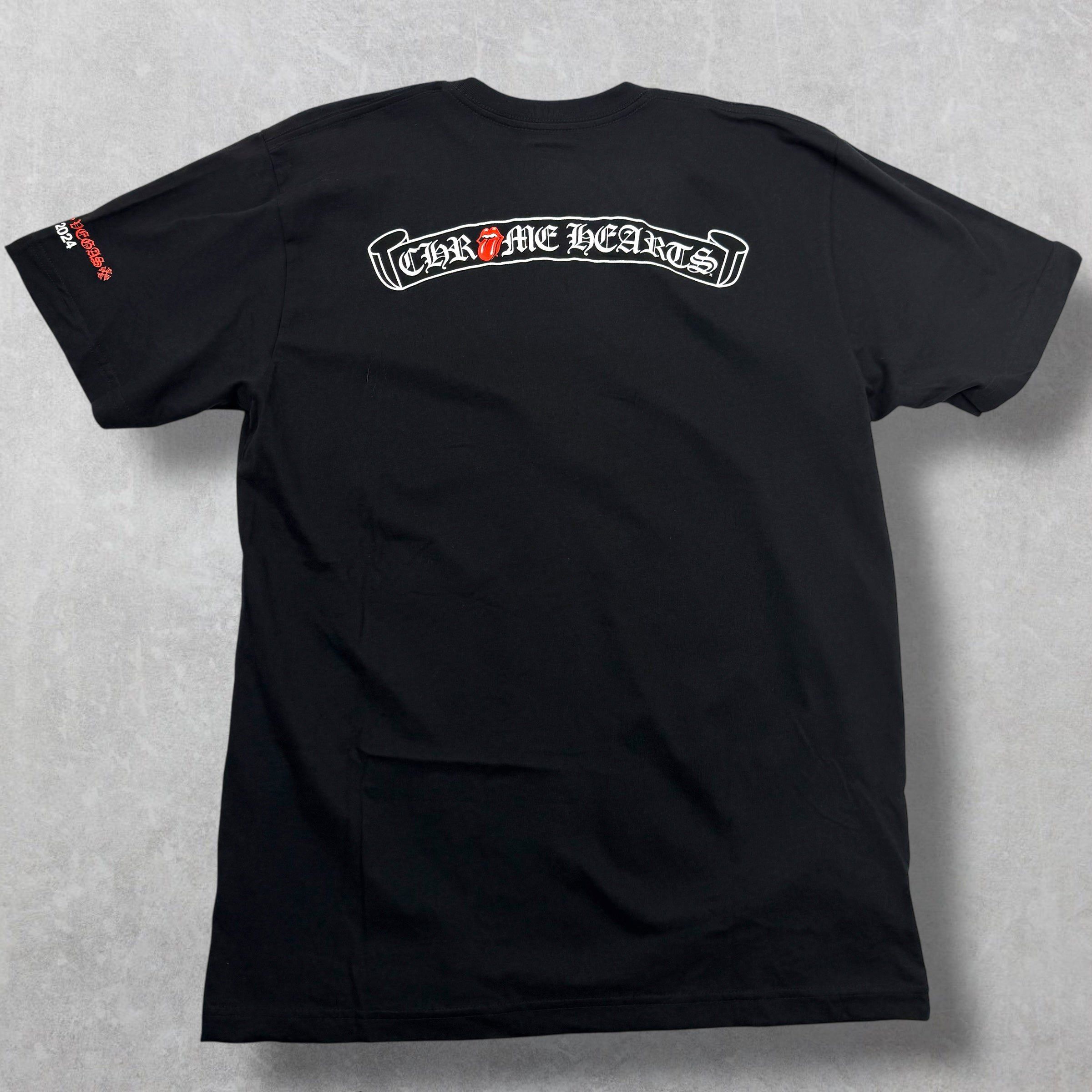 Chrome Hearts Chrome Hearts Rolling Stone Neck Logo Tee L Size US L / EU 52-54 / 3 - 1 Thumbnail