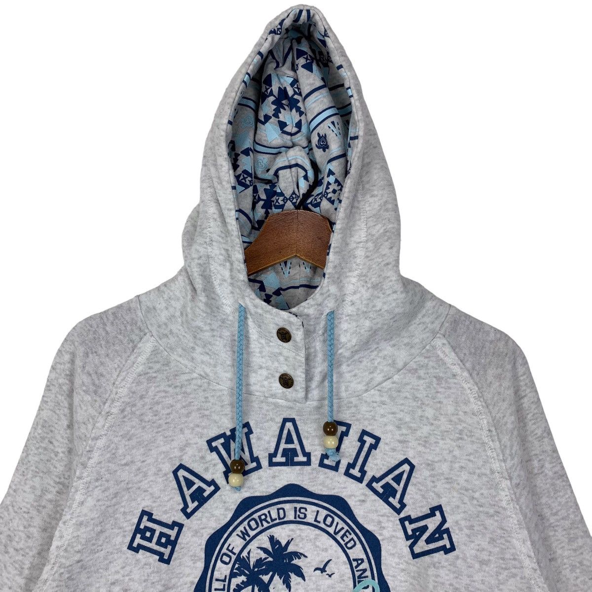 Other Vintage Maulani Hawaiian Surf Hoodie Made In Aloha Big Logo Size M / US 6-8 / IT 42-44 - 2 Thumbnail