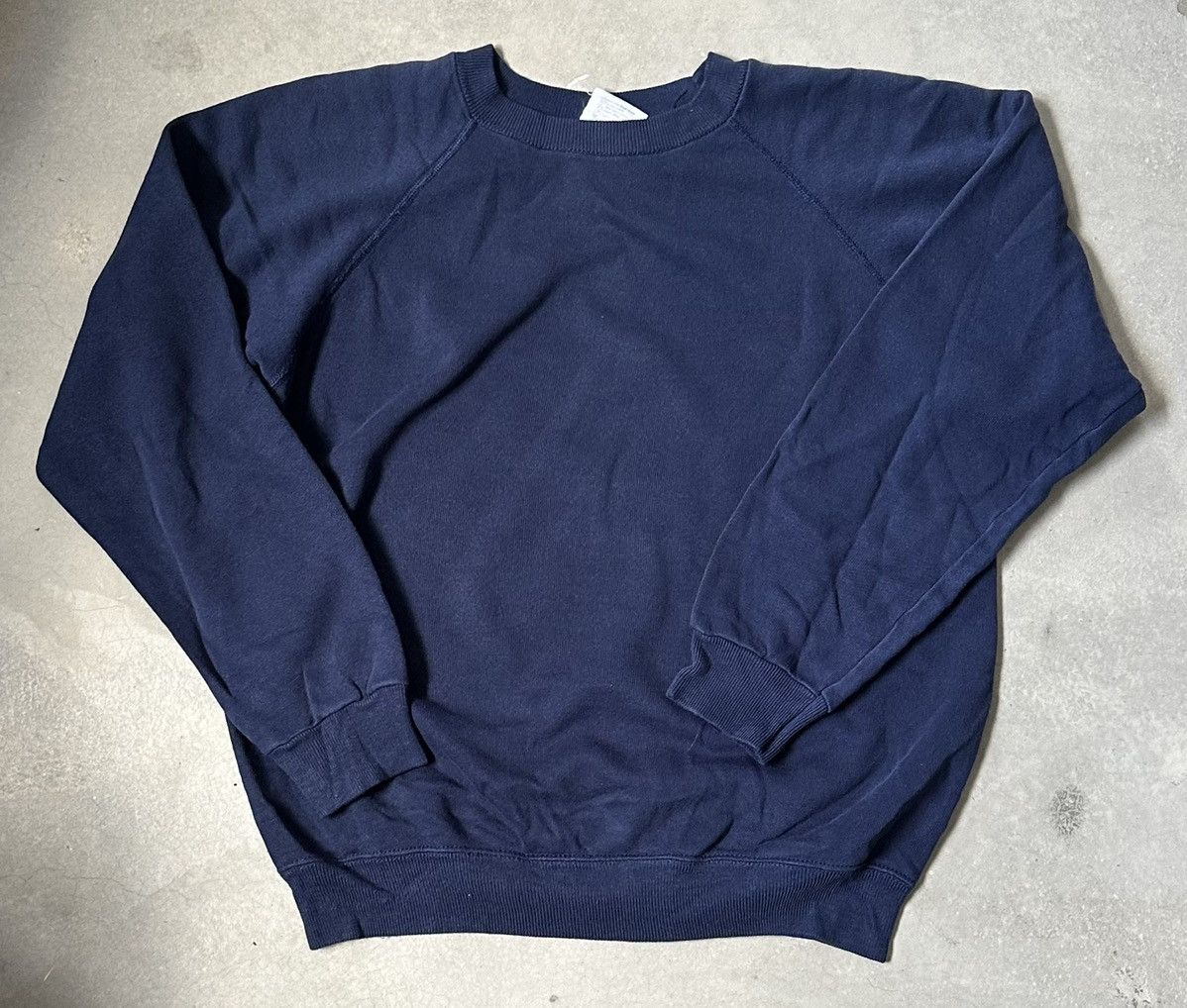 Vintage VINTAGE HANES PLAIN SWEATSHIRT Size US M / EU 48-50 / 2 - 1 Thumbnail