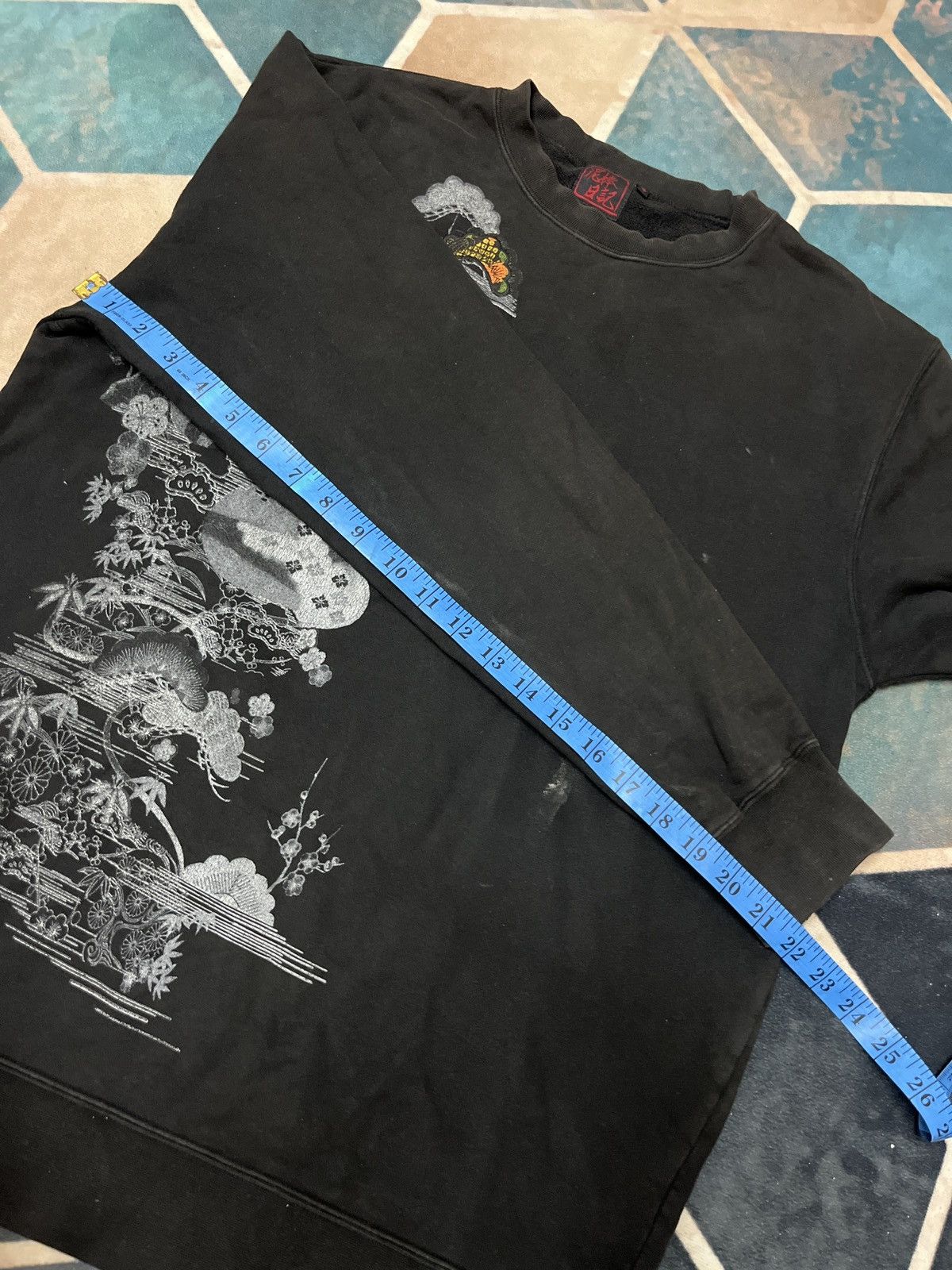 Karakuri Tamashii 💥Distressed and faded SUKAJAN MOTIVE Screen Japanese Size US M / EU 48-50 / 2 - 13 Thumbnail