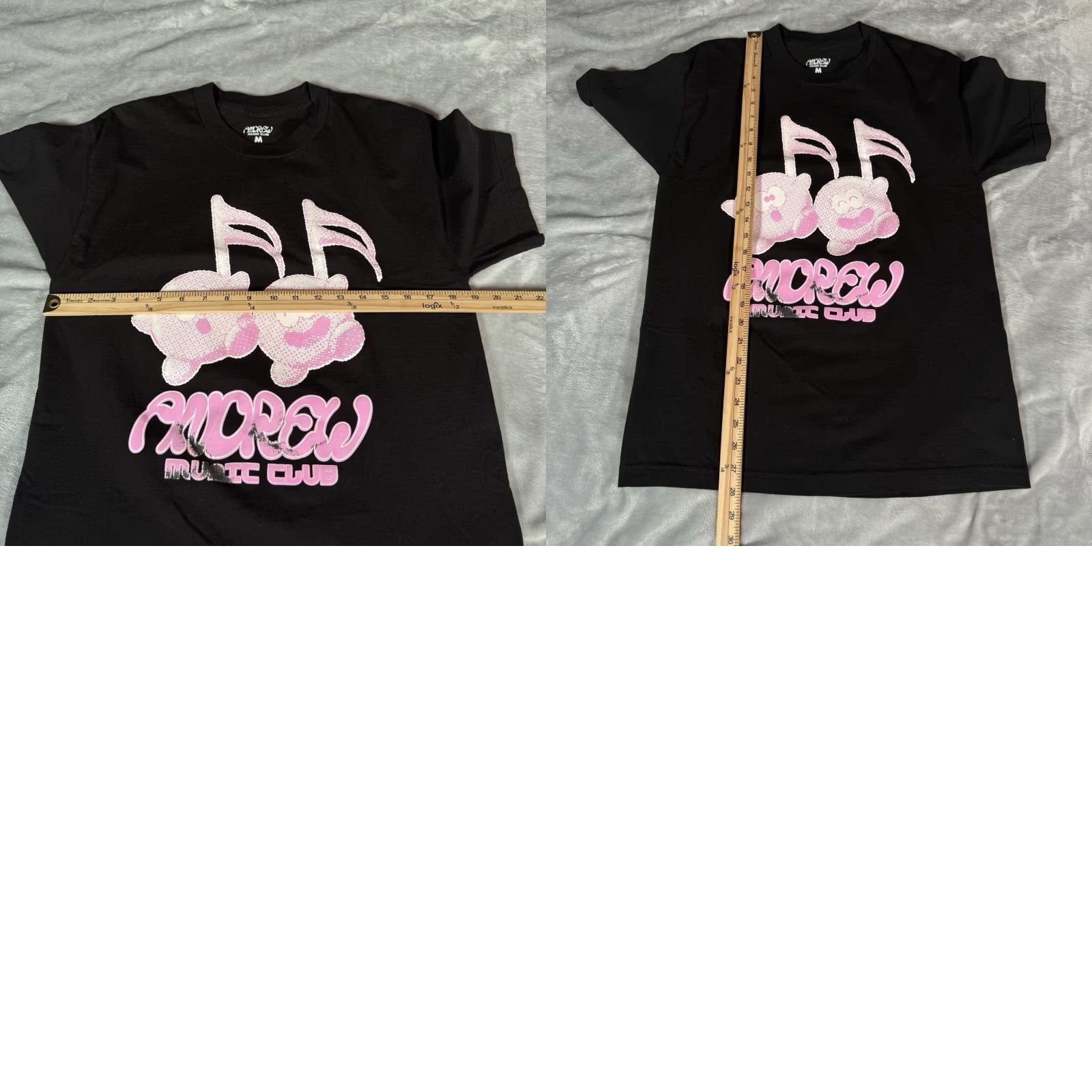 Vintage VINTAGE Andrew Music Club Space Miami T Shirt Mens M Slim Fit Cartoon Black Graphic Tee 2020s Music Band Size US M / EU 48-50 / 2 - 8 Thumbnail