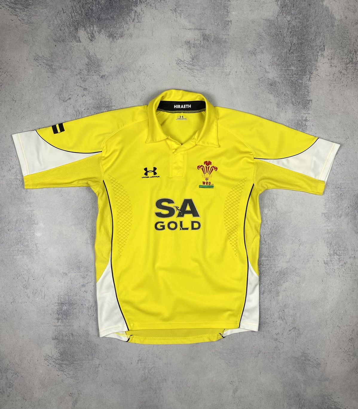 Under Armour Wales Rugby Union Shirt Jersey Under Armour Yellow T Shirt Size US M / EU 48-50 / 2 - 2 Thumbnail