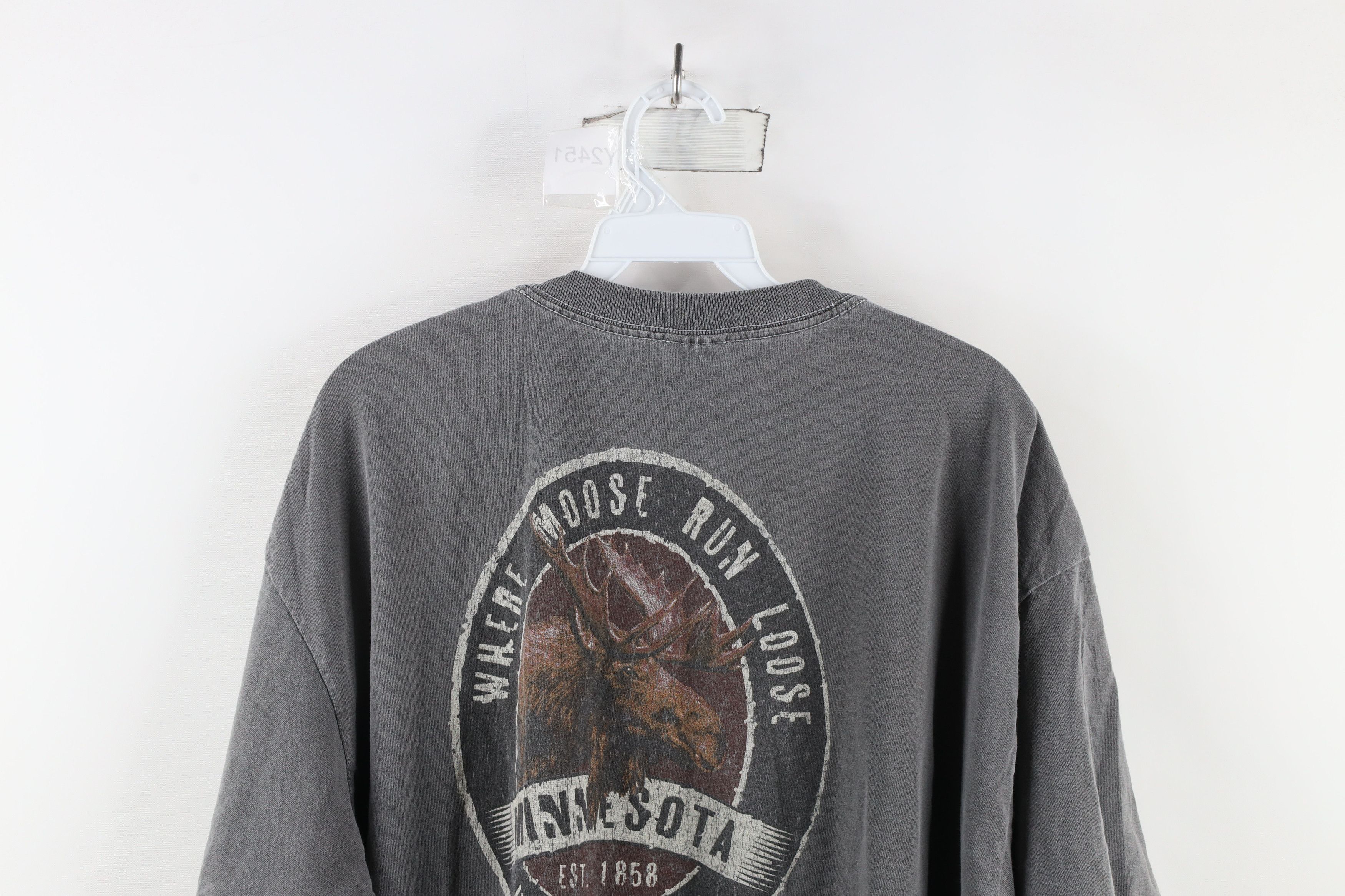 Vintage Vintage Streetwear Pigment Dye Minnesota Moose T-Shirt Size US XL / EU 56 / 4 - 10 Thumbnail