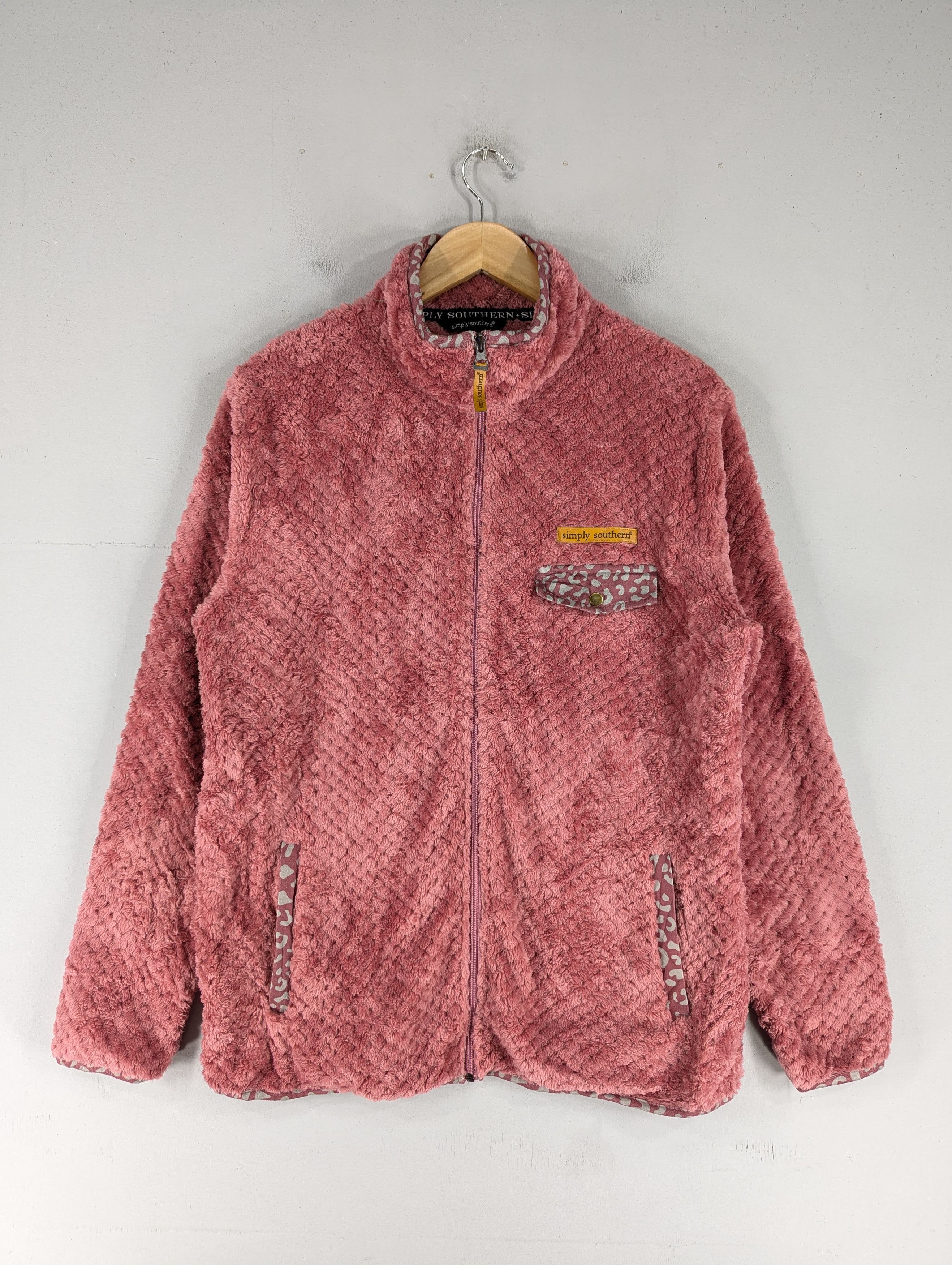 Japanese Brand Simply Southern Micro Fleece Zipper Jacket Size US L / EU 52-54 / 3 - 1 Thumbnail