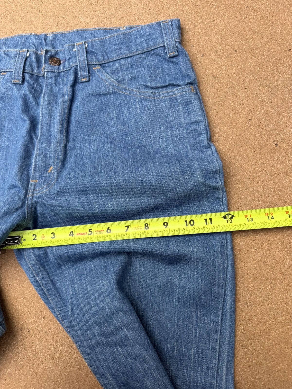 Levi's Vtg 70’s Levi’s 663 Orange Tab Bellbottom Flare Jeans 32x31 Size US 32 / EU 48 - 12 Thumbnail