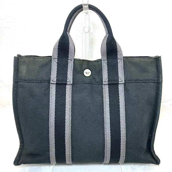 Hermes Hermes Hermes Fourre Tout PM Canvas Handbag Canvas Handbag DUTY FREE for USA Size ONE SIZE - 1 Thumbnail