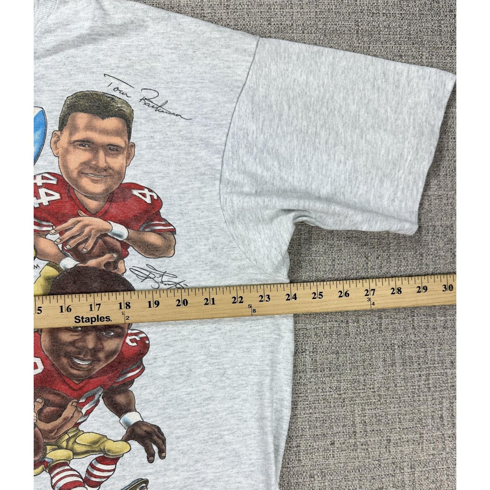Fruit Of The Loom San Francisco 49ers Shirt XL Caricature Young Rice Holt 90s Size US XL / EU 56 / 4 - 4 Thumbnail