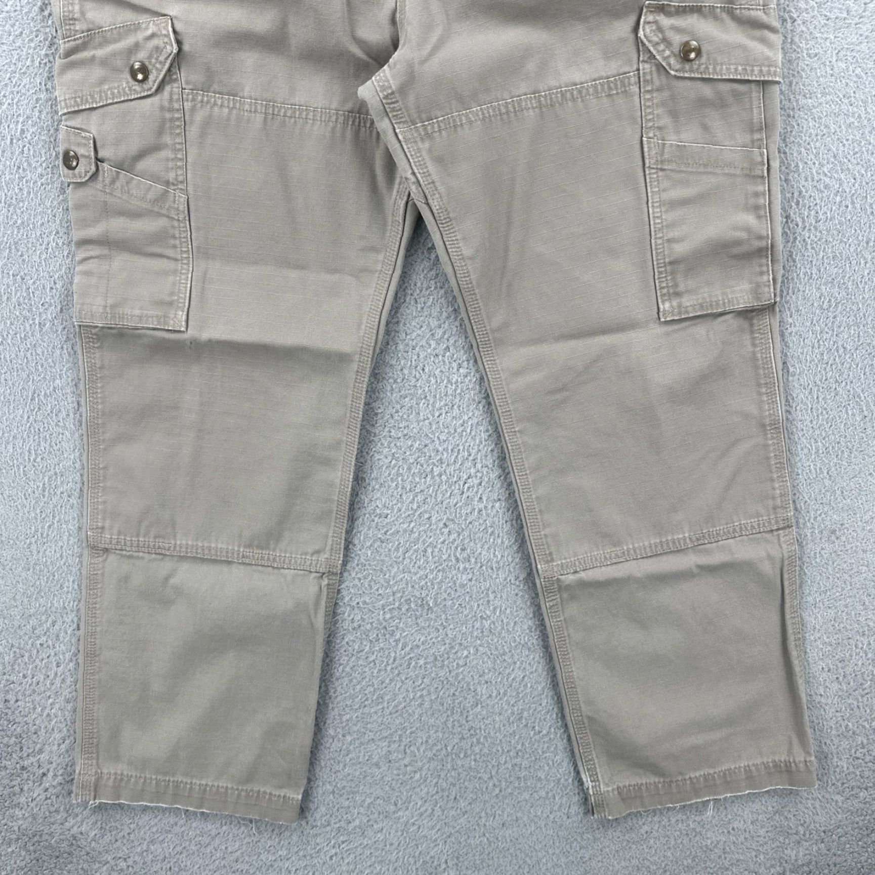 Carhartt Carhartt Cargo Pants Men 34x28 Heavyweight Khaki Workwear EUC Beige Regular Fit Size US 34 / EU 50 - 4 Thumbnail