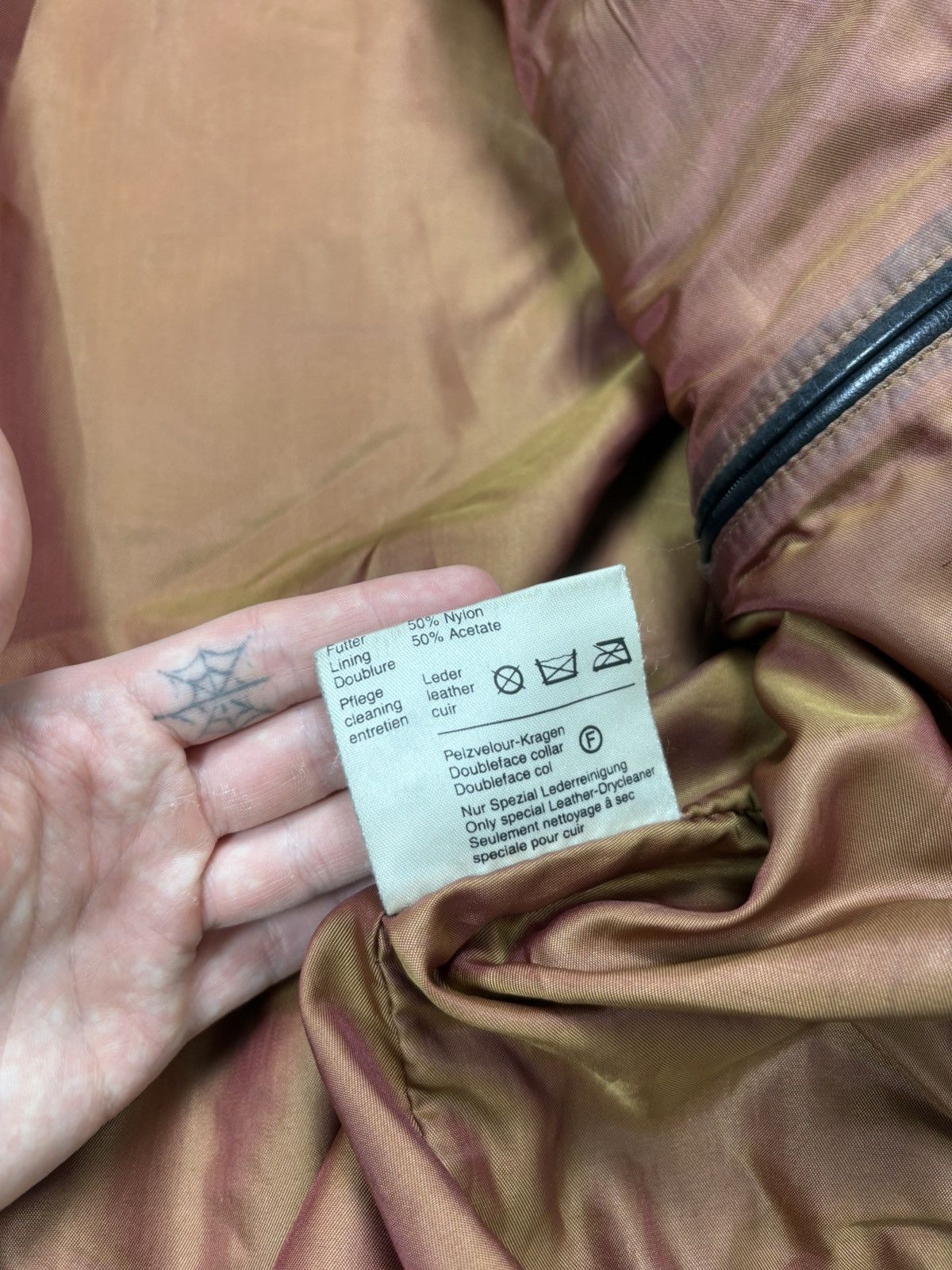 BMW Black leather BMW vintage 80s moto racing jacket rare Size US L / EU 52-54 / 3 - 8 Thumbnail