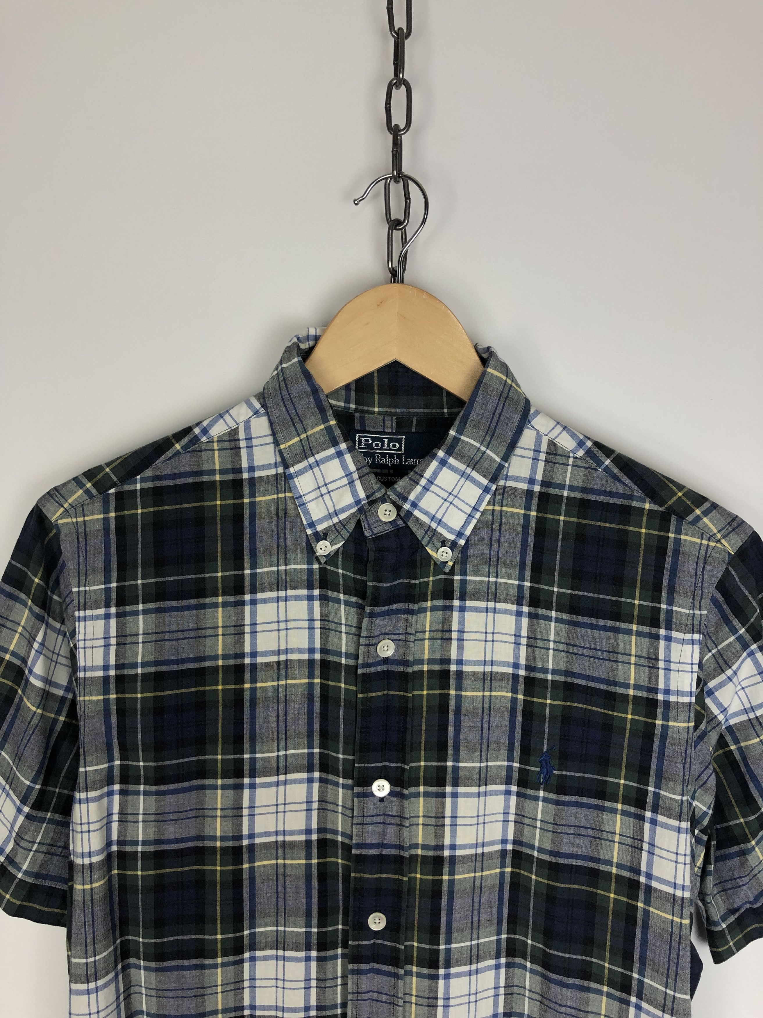 Polo Ralph Lauren Polo Ralph Lauren Check Shirt Vintage Small Logo M Size US M / EU 48-50 / 2 - 2 Thumbnail