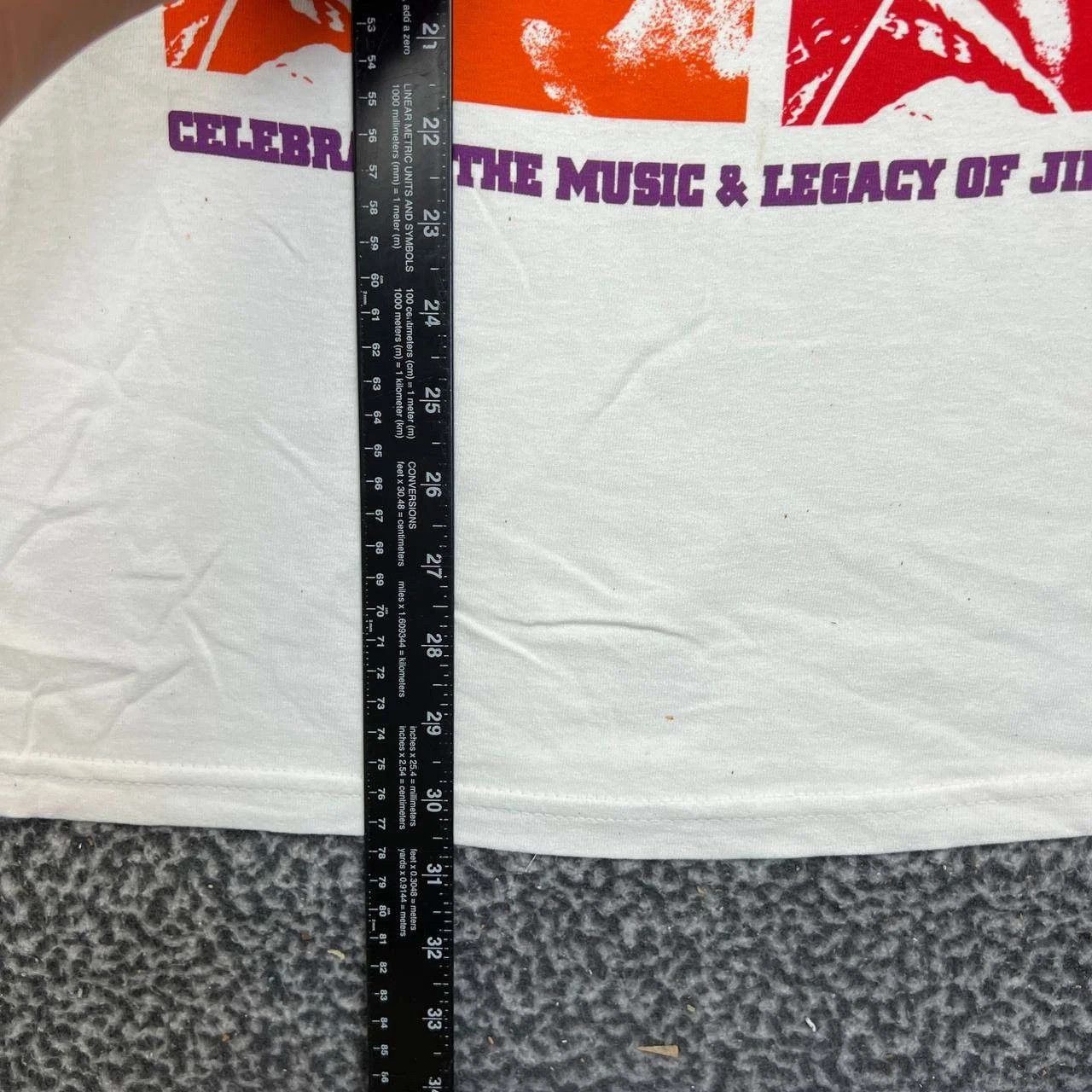 Gildan Vintage Experience Jimi Hendrix Shirt Men XL White Gildan Size US XL / EU 56 / 4 - 5 Thumbnail